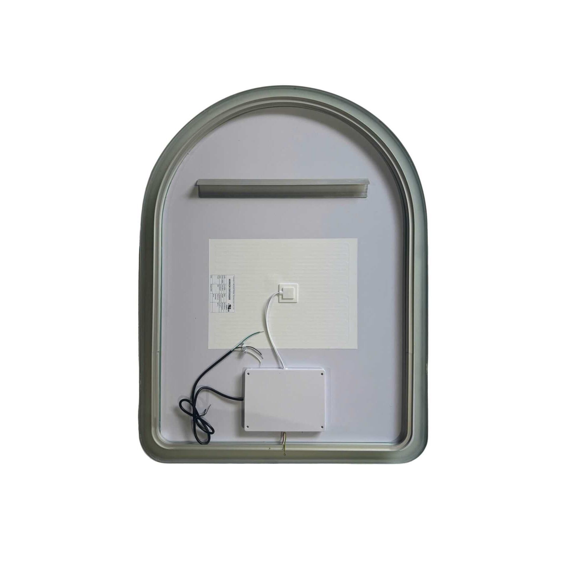 Harmoni 40 Inch Arched LED Lighted Mirror by Elegant Decor