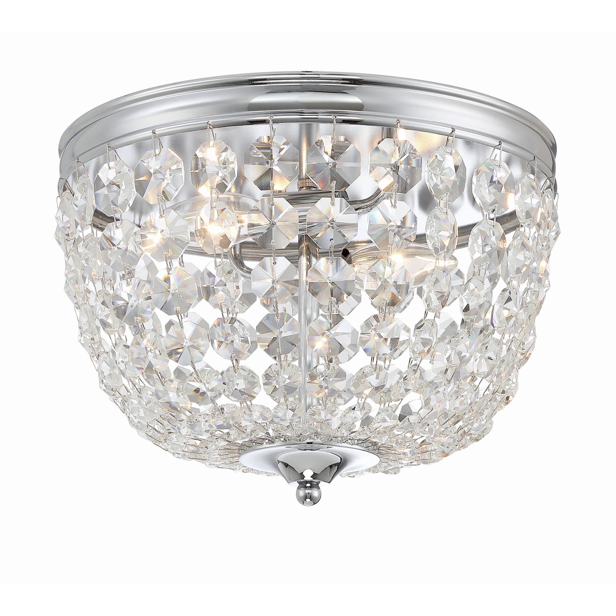 Nola 11 Inch 2 Light Flush Mount by Crystorama