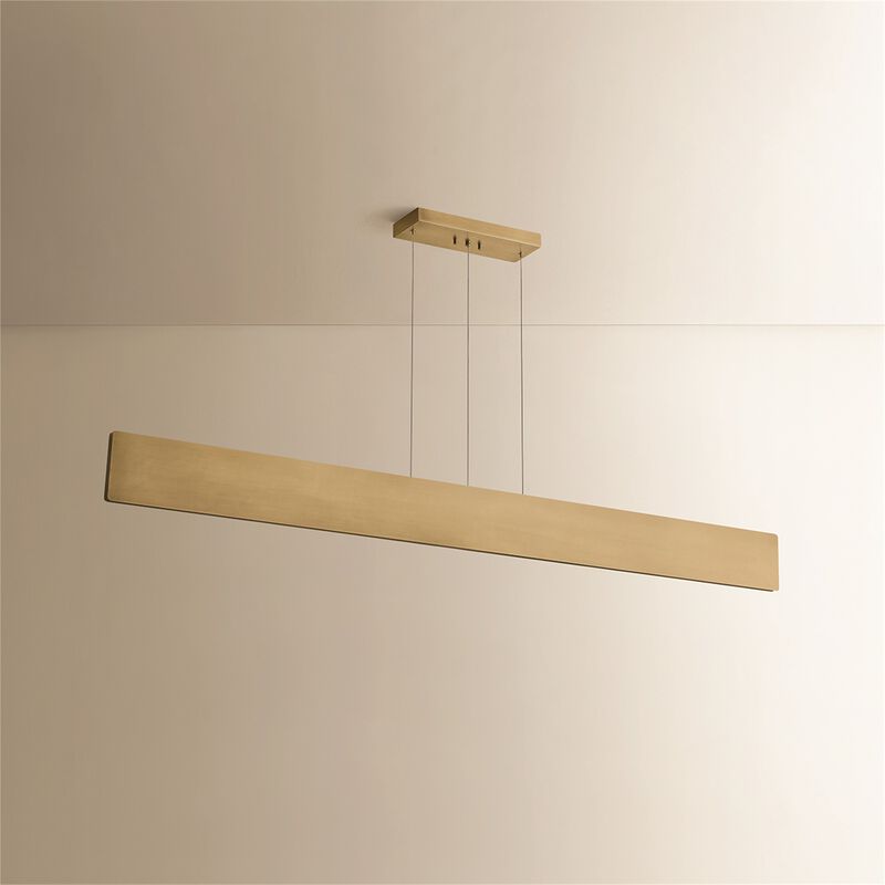 Maxwell Large Linear Chandelier by Sonneman