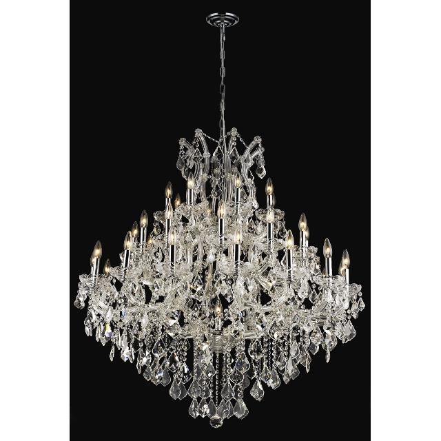 Maria Theresa 44 Inch 37 Light Chandelier by Elegant Lighting