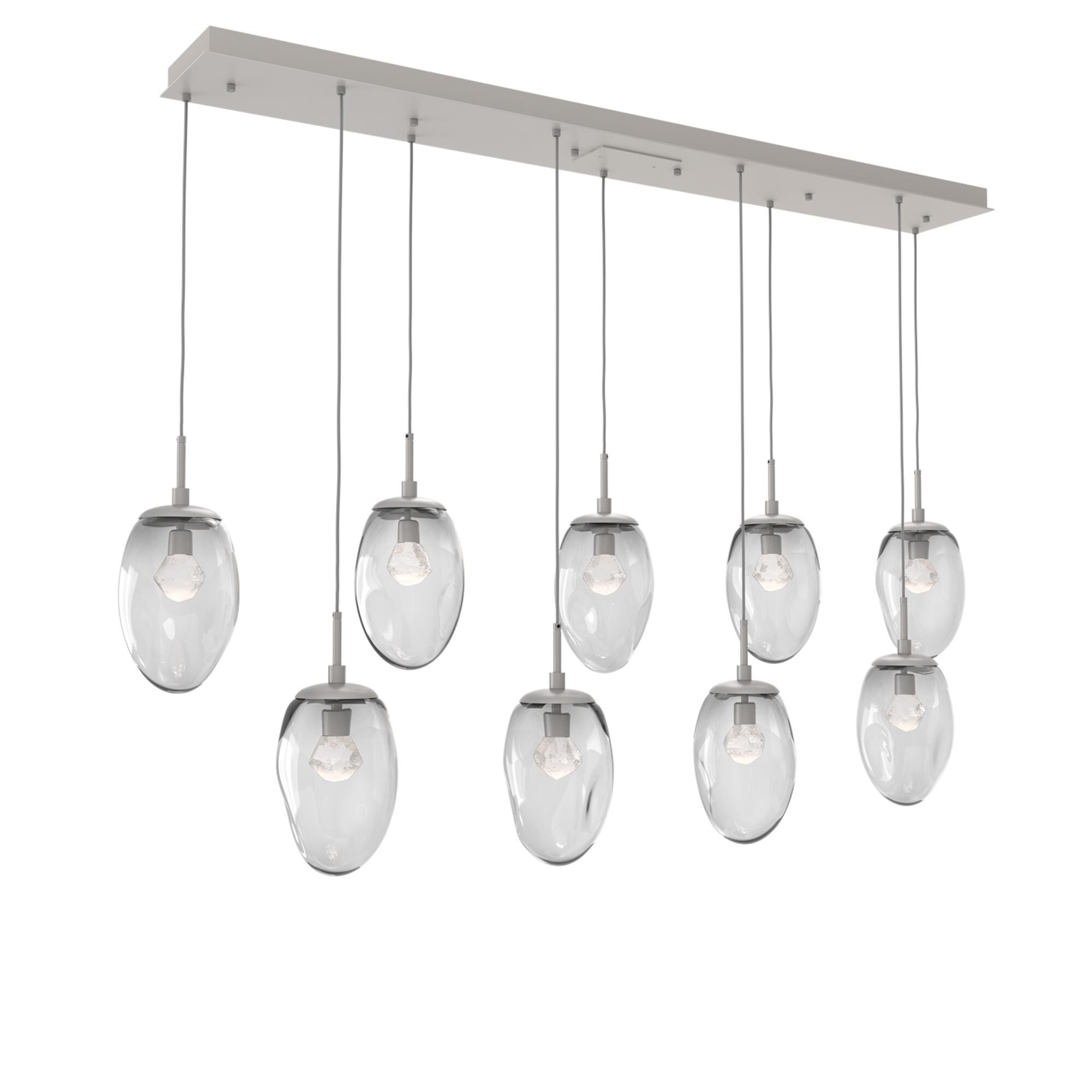 Shown in Metallic Beige Silver finish and Zircon Inner Clear Outer glass