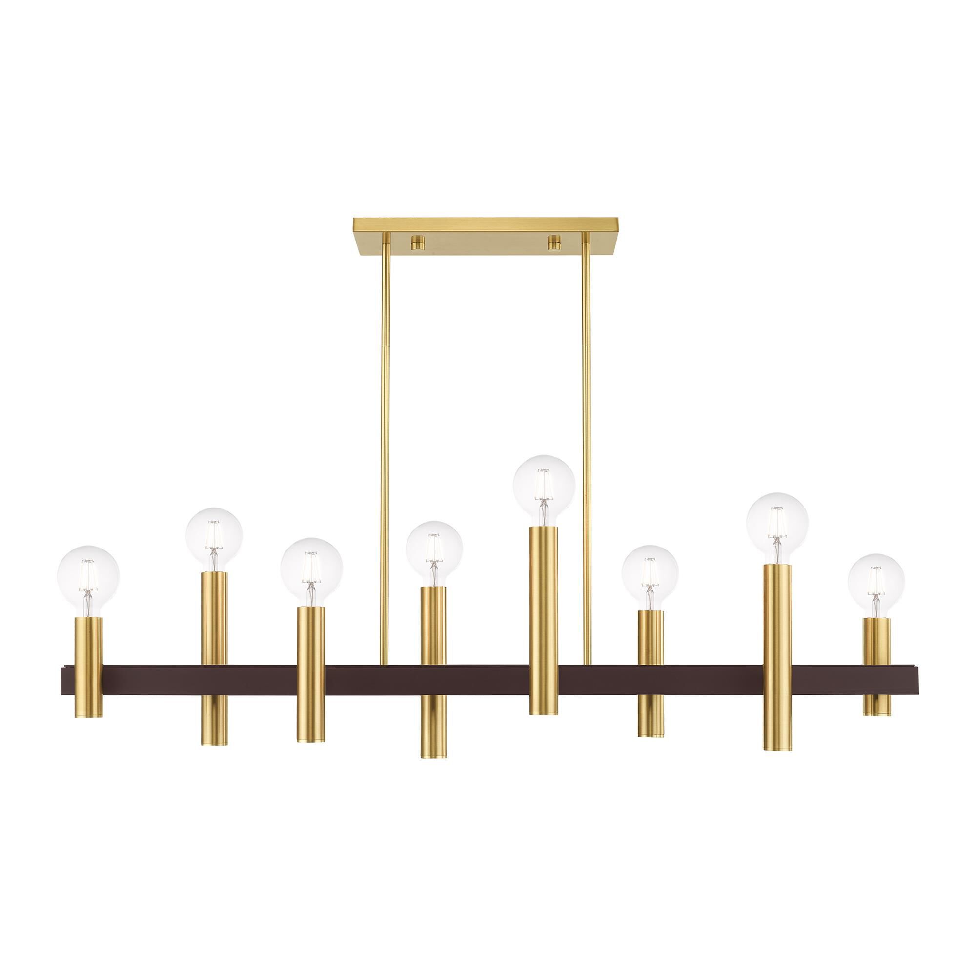 Helsinki 48 Inch 8 Light Linear Suspension Light by Livex Lighting