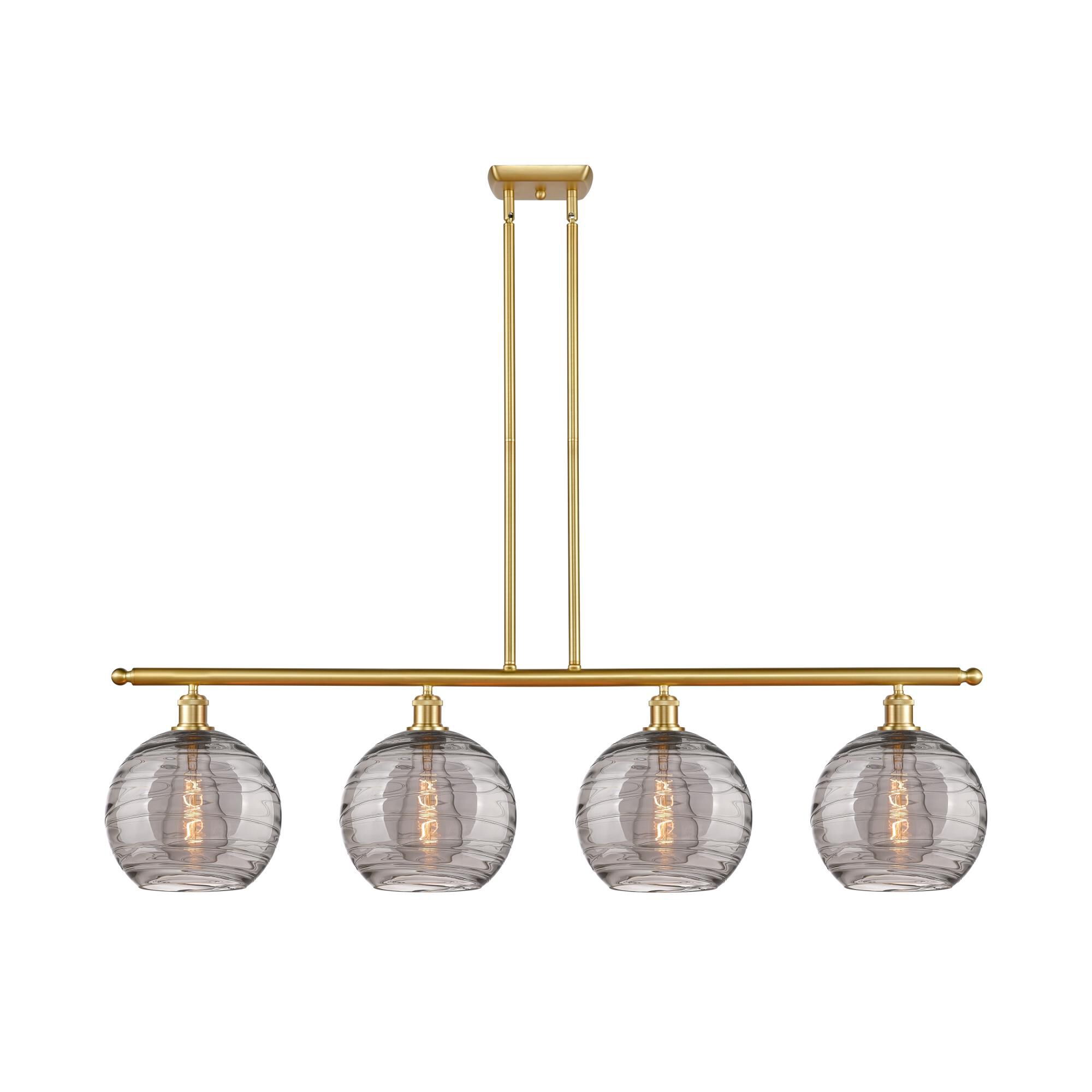 Bruno Marashlian Athens Deco Swirl 48 Inch Linear Suspension Light by Innovations Lighting