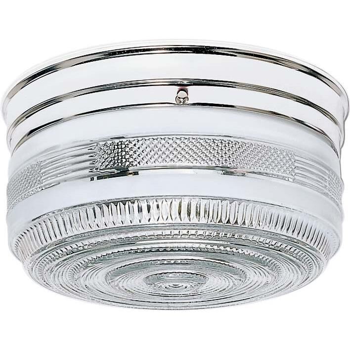10 Inch 2 Light Flush Mount by Nuvo Lighting