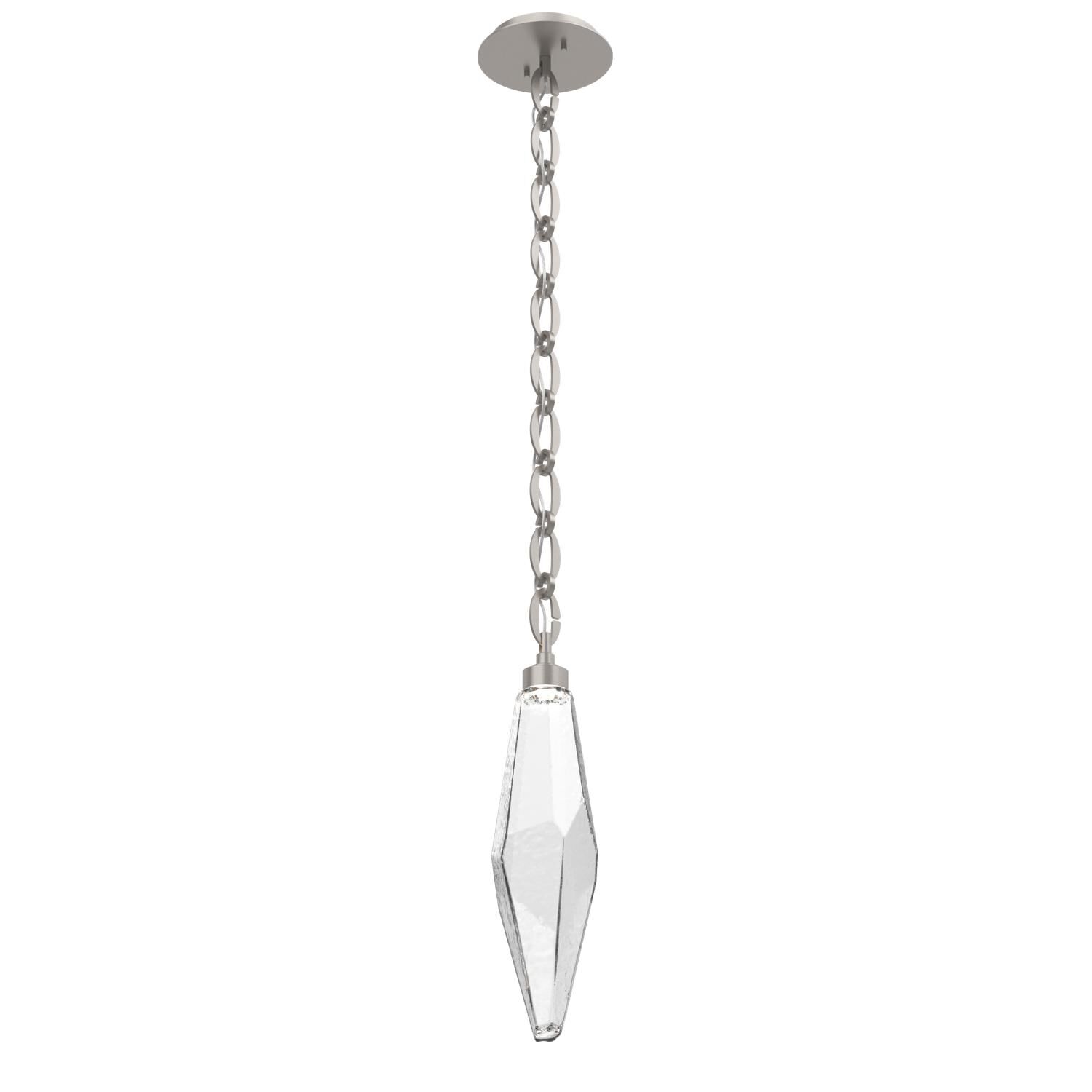 Levi Wilson Rock Crystal 6 Inch Mini Pendant by Hammerton Studio