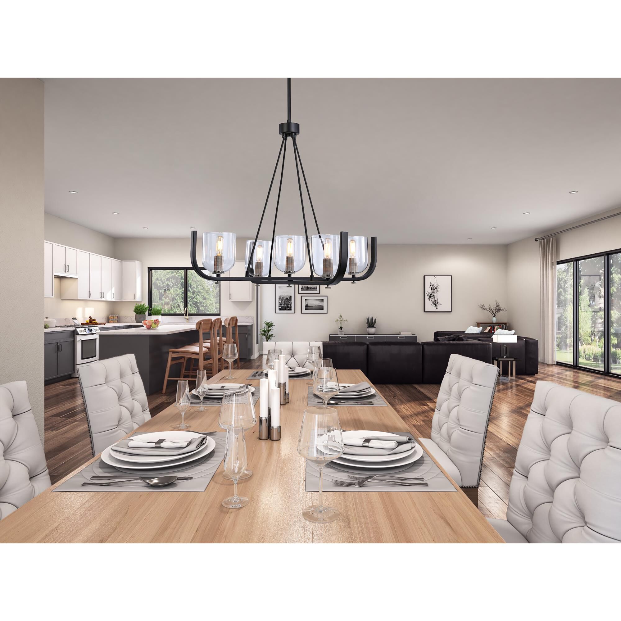 Kevin Kraemer Cheshire 30 Inch 5 Light Chandelier by Artcraft