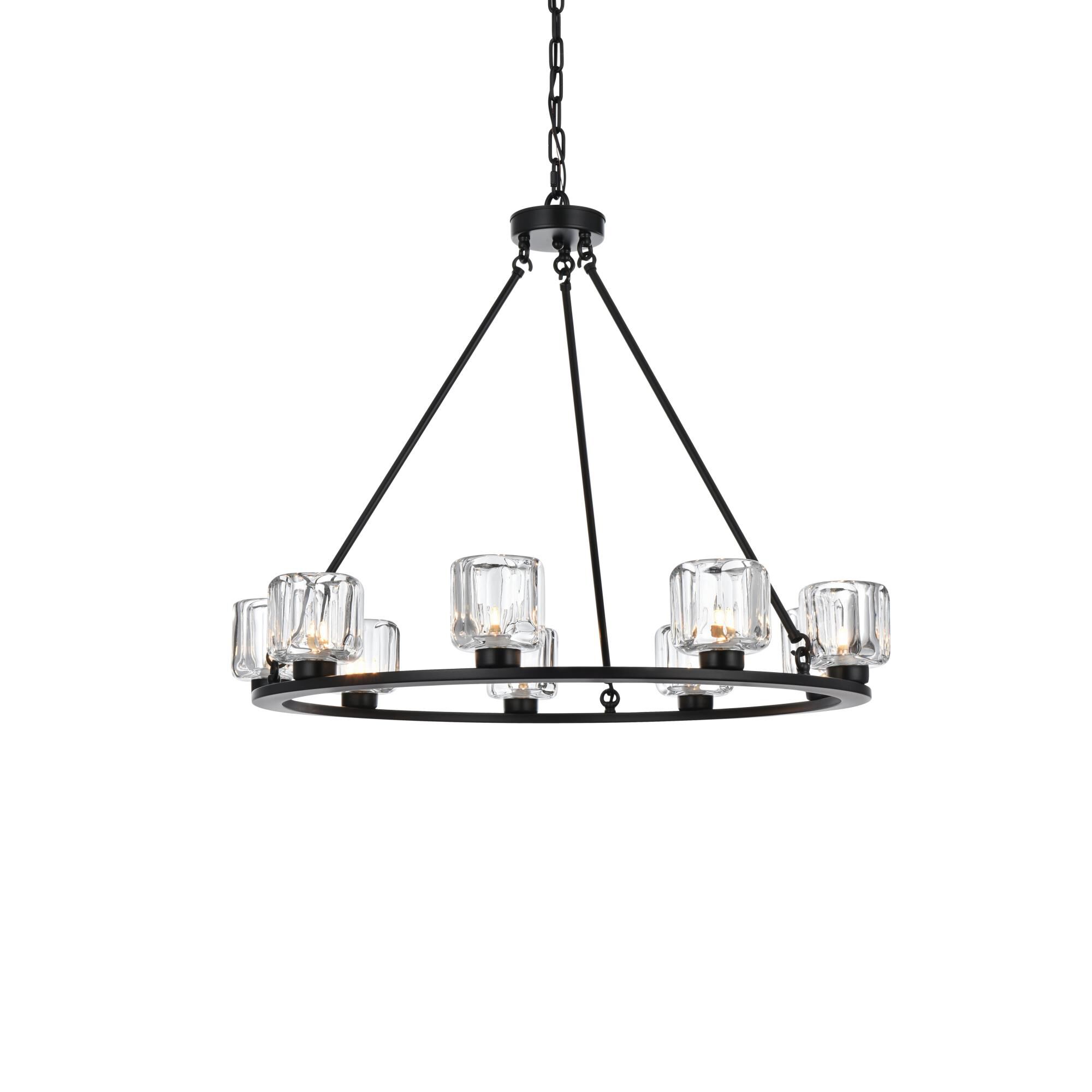 Cadence 32 Inch Chandelier by Elegant Lighting