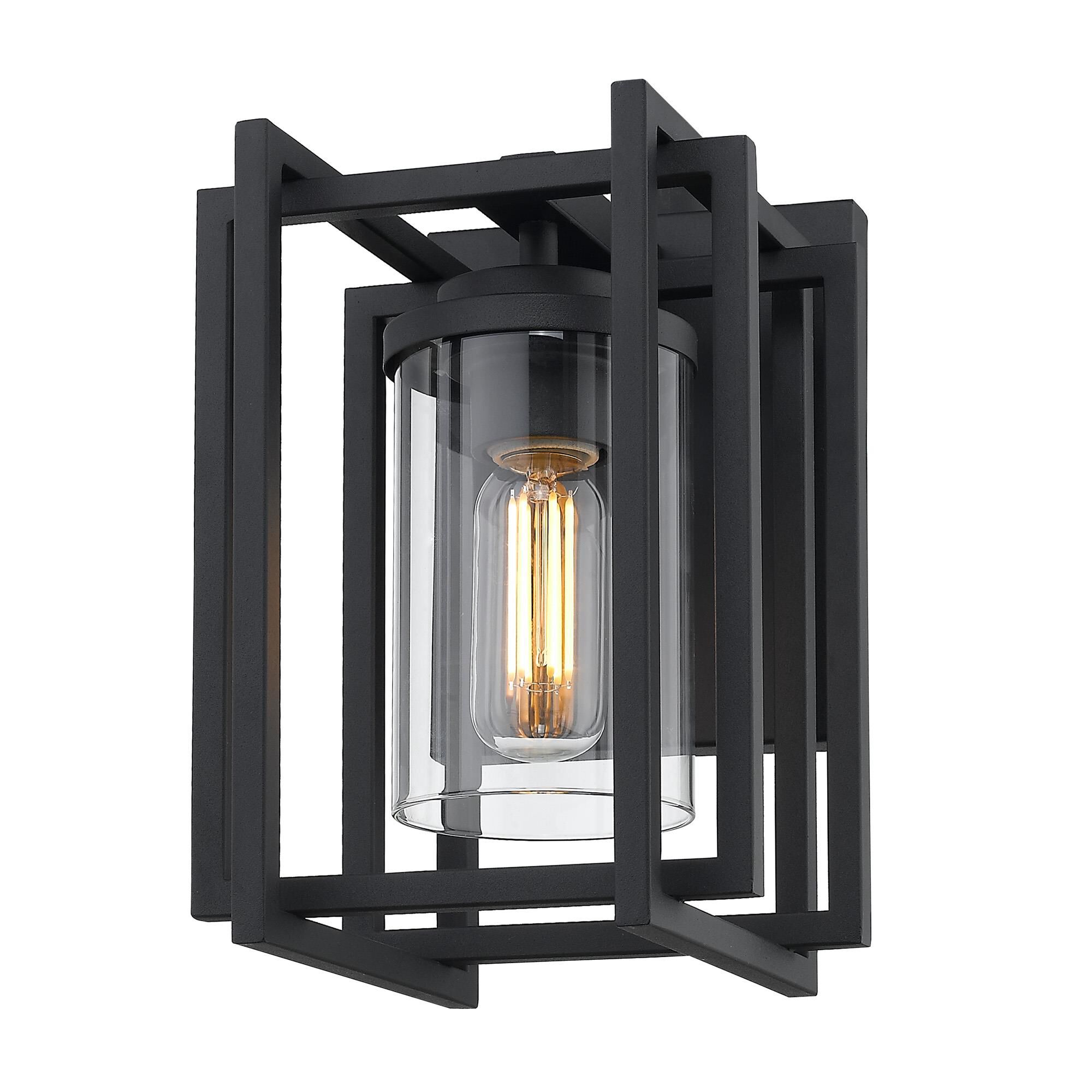 Tribeca 11 Inch Tall 1 Light Outdoor Wall Light by Golden Lighting