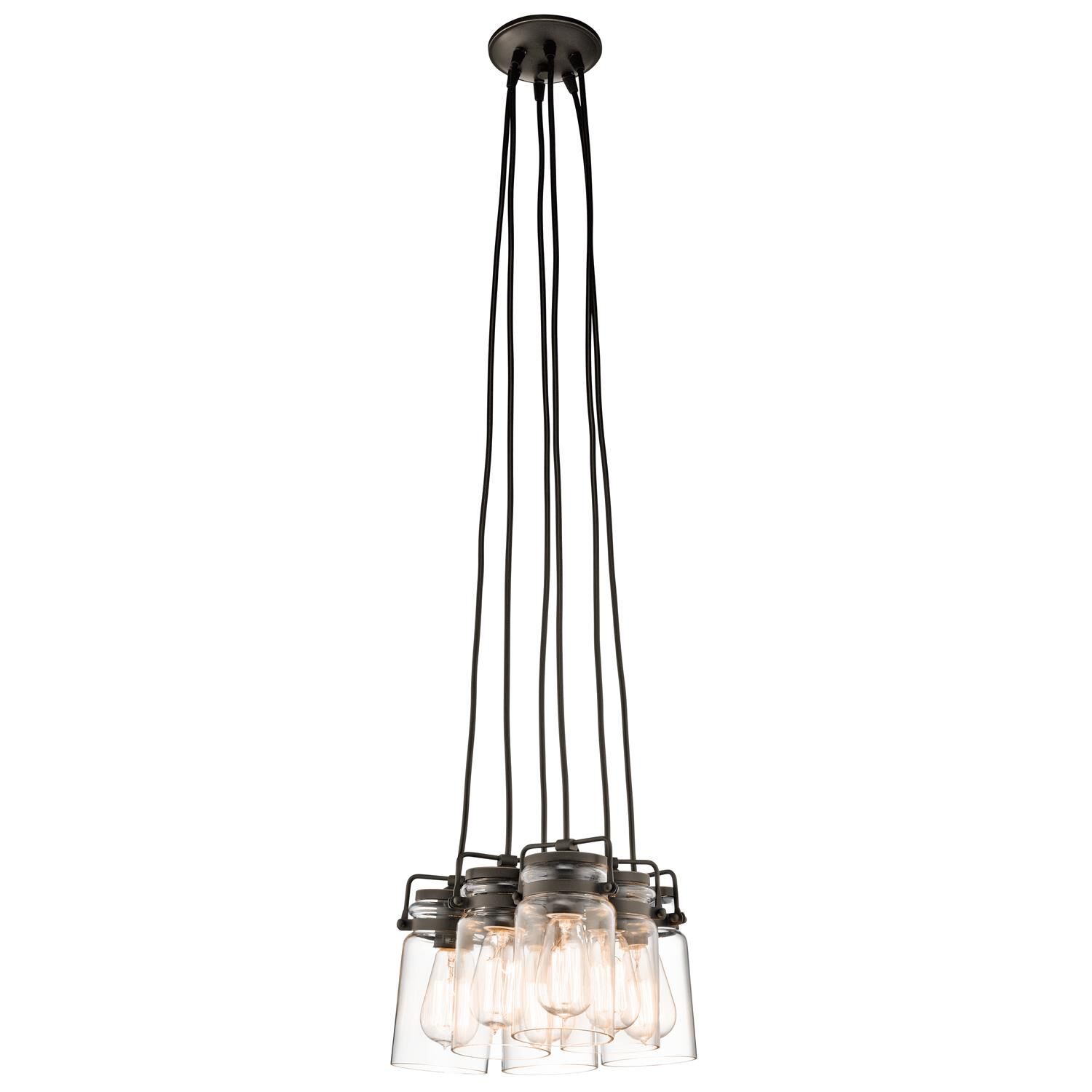 Brinley 12 Inch 6 Light Mini Chandelier by Kichler Lighting