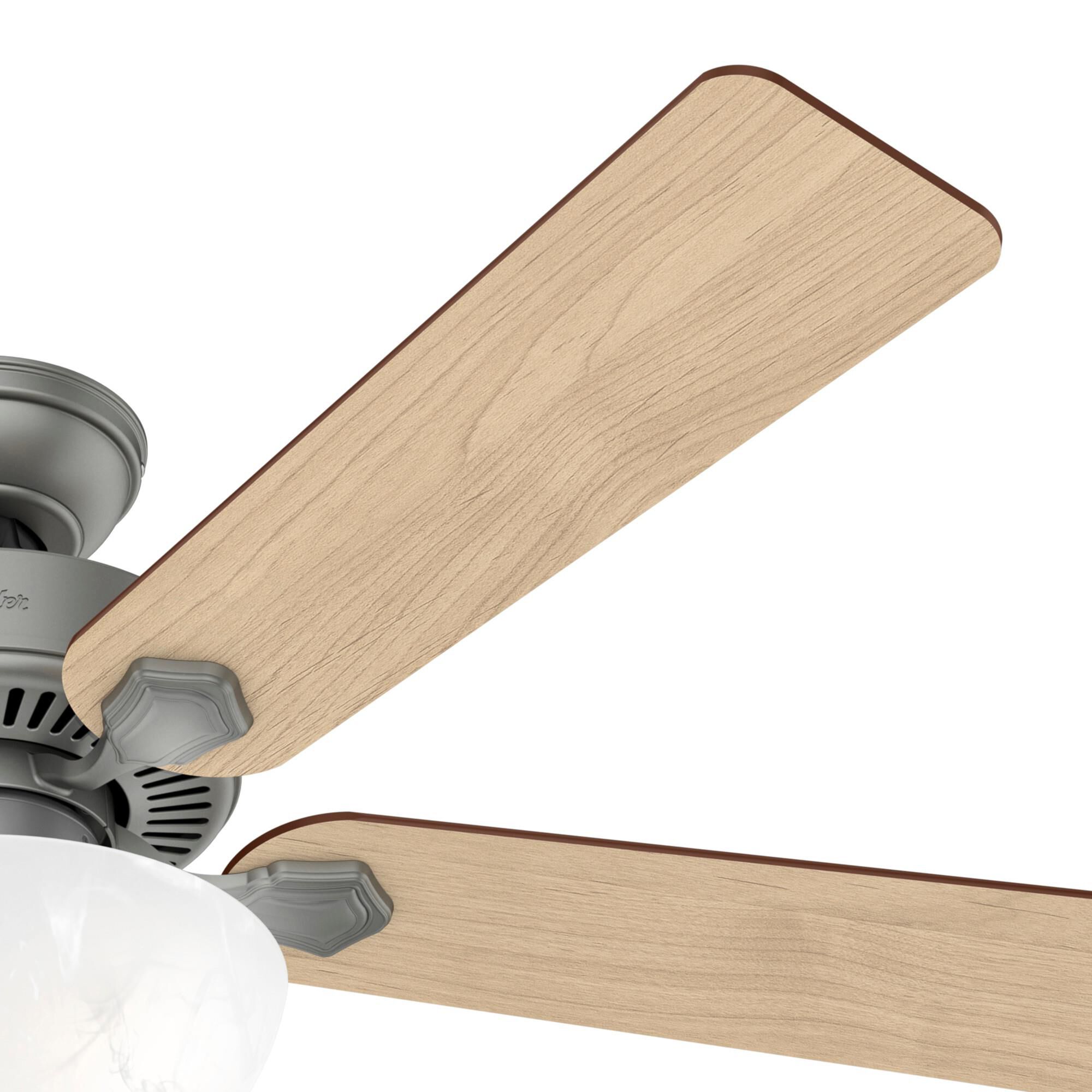 Swanson 52 Inch Ceiling Fan with Light Kit by Hunter Fan