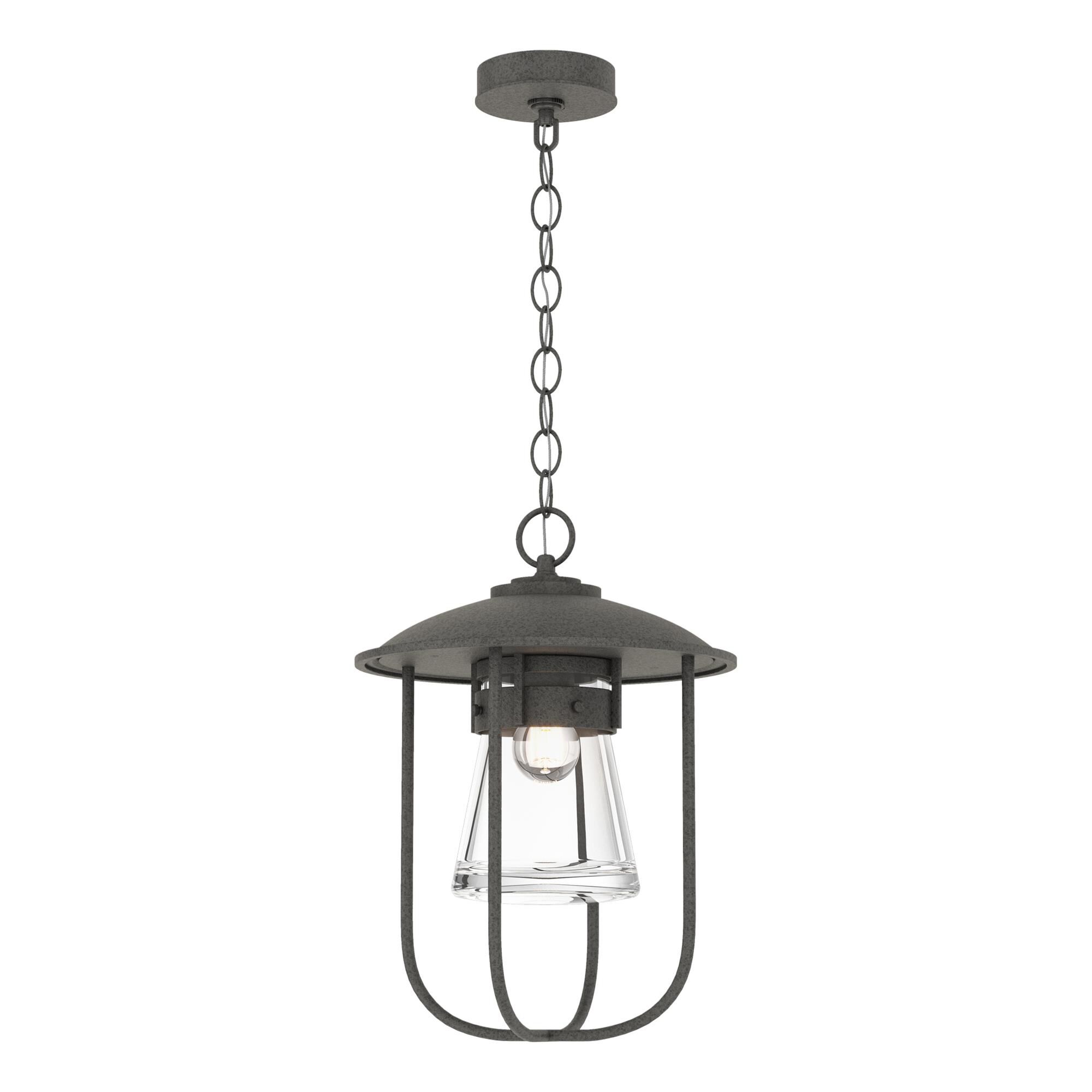 Shown in Natural Iron finish and Clear  glass