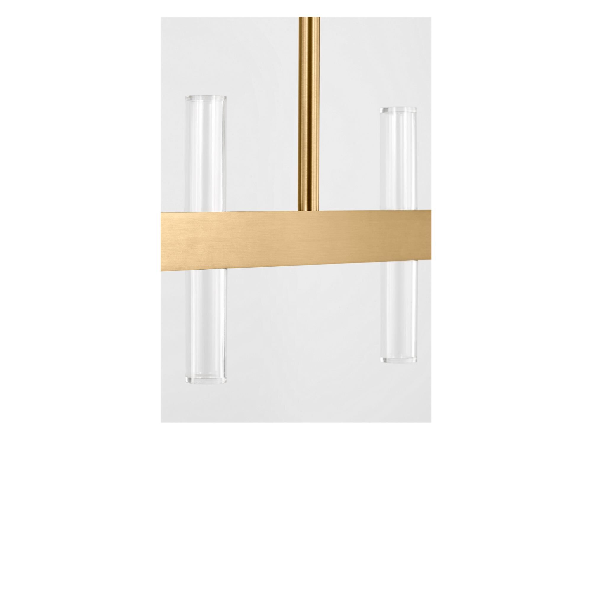 Shown in Burnished Brass finish and Clear Polycarbonate Lens shade