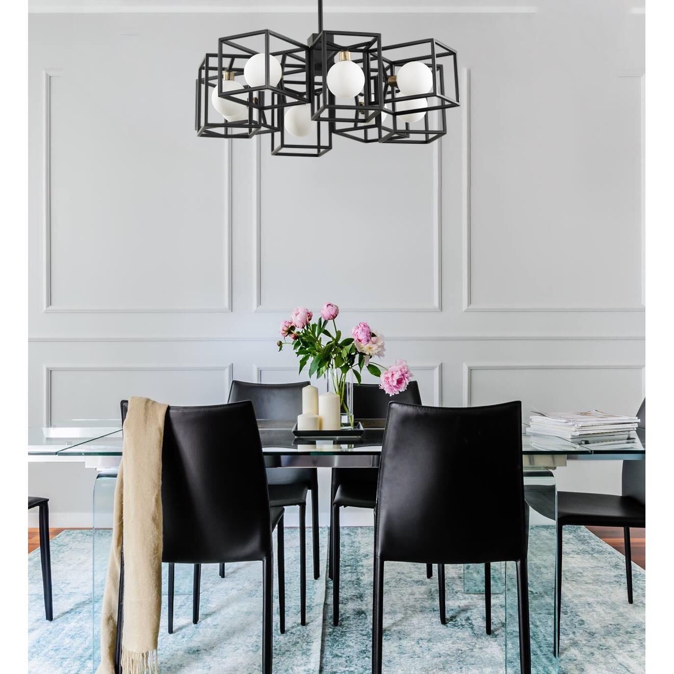 Plaza 8 Light LED Chandelier by Varaluz