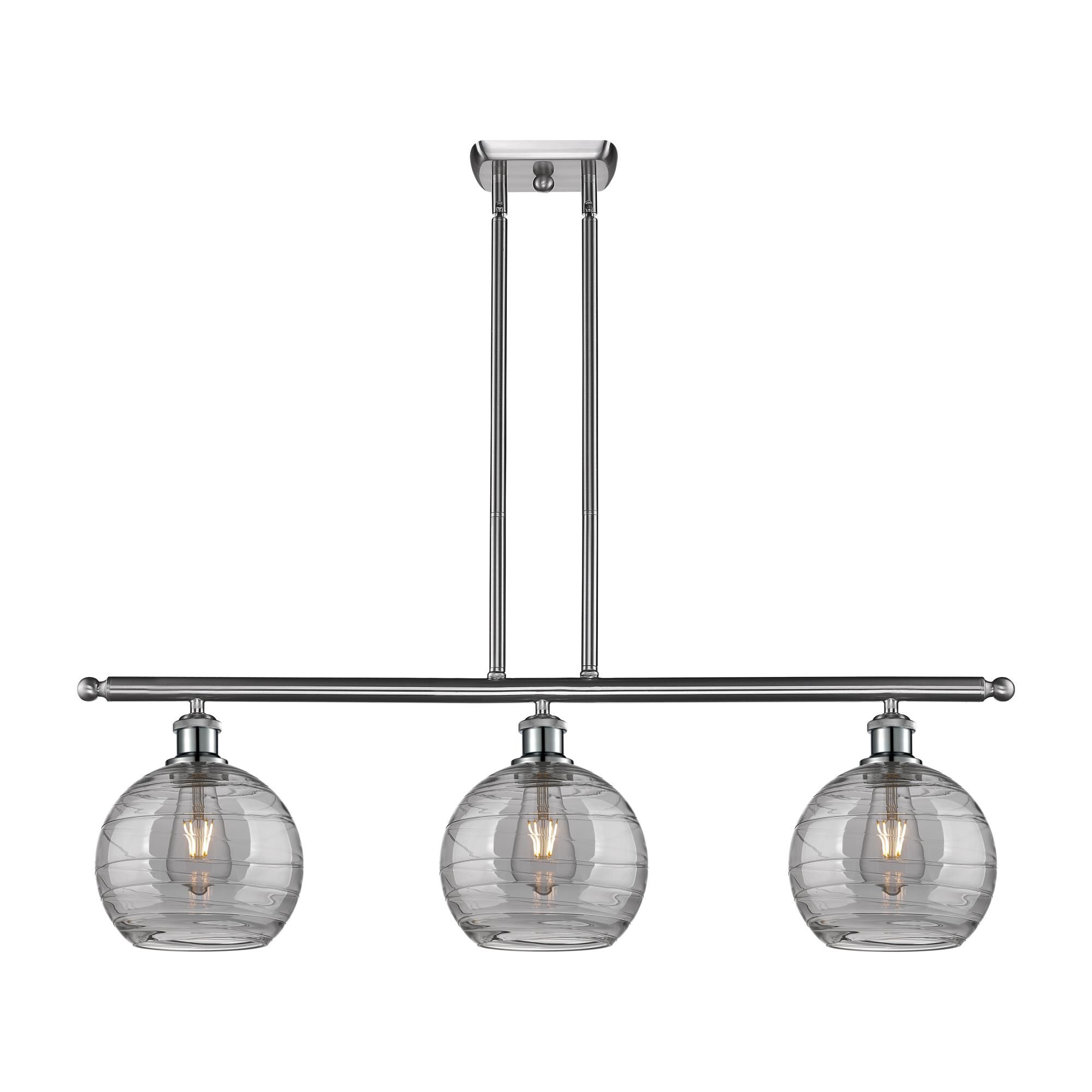 Bruno Marashlian Athens Deco Swirl 36 Inch Linear Suspension Light by Innovations Lighting