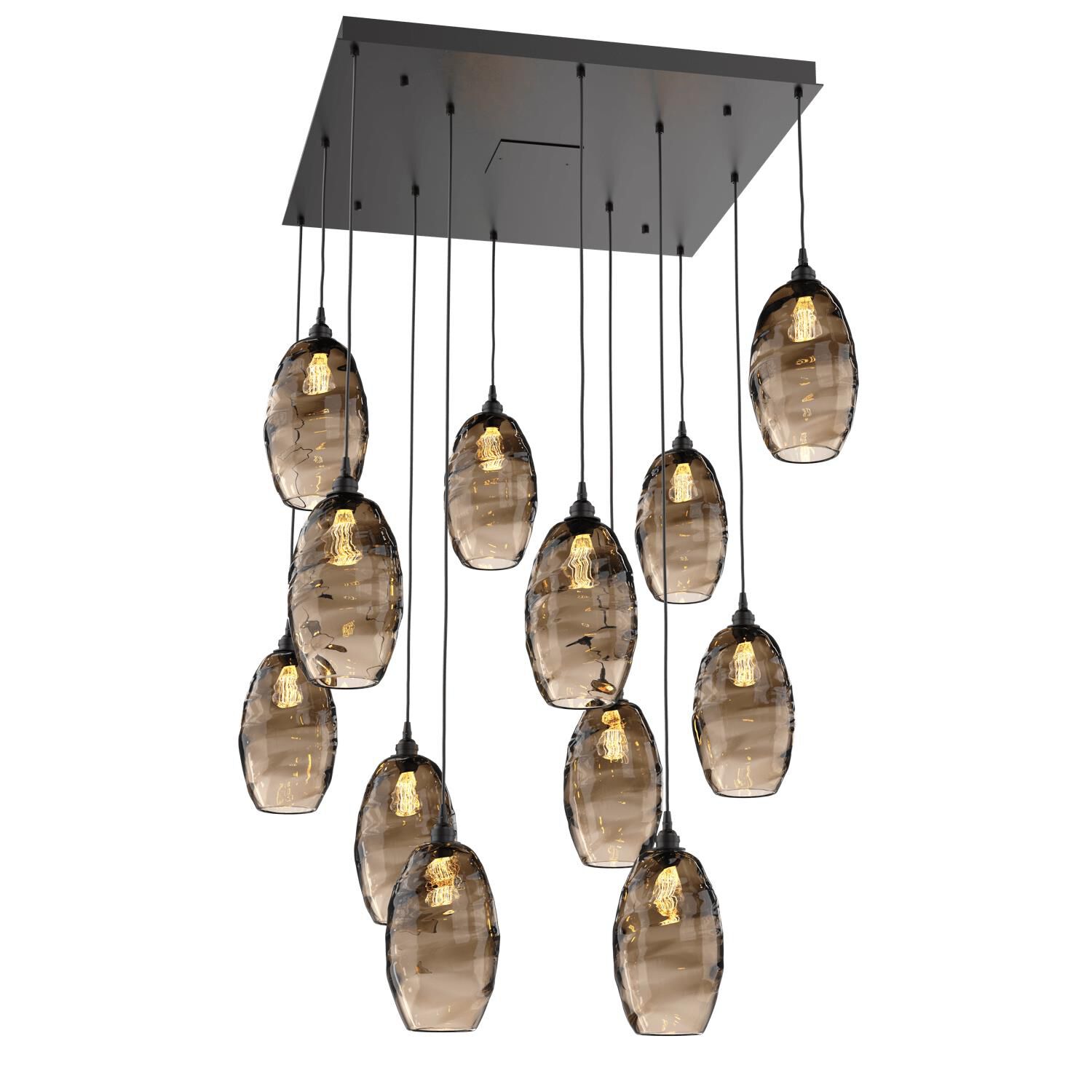 Ellisse 34 Inch 12 Light Multi Light Pendant by Hammerton Studio