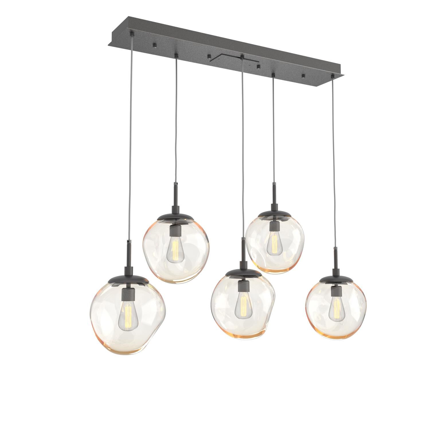 Levi Wilson Nebula 42 Inch 5 Light Linear Suspension Light by Hammerton Studio