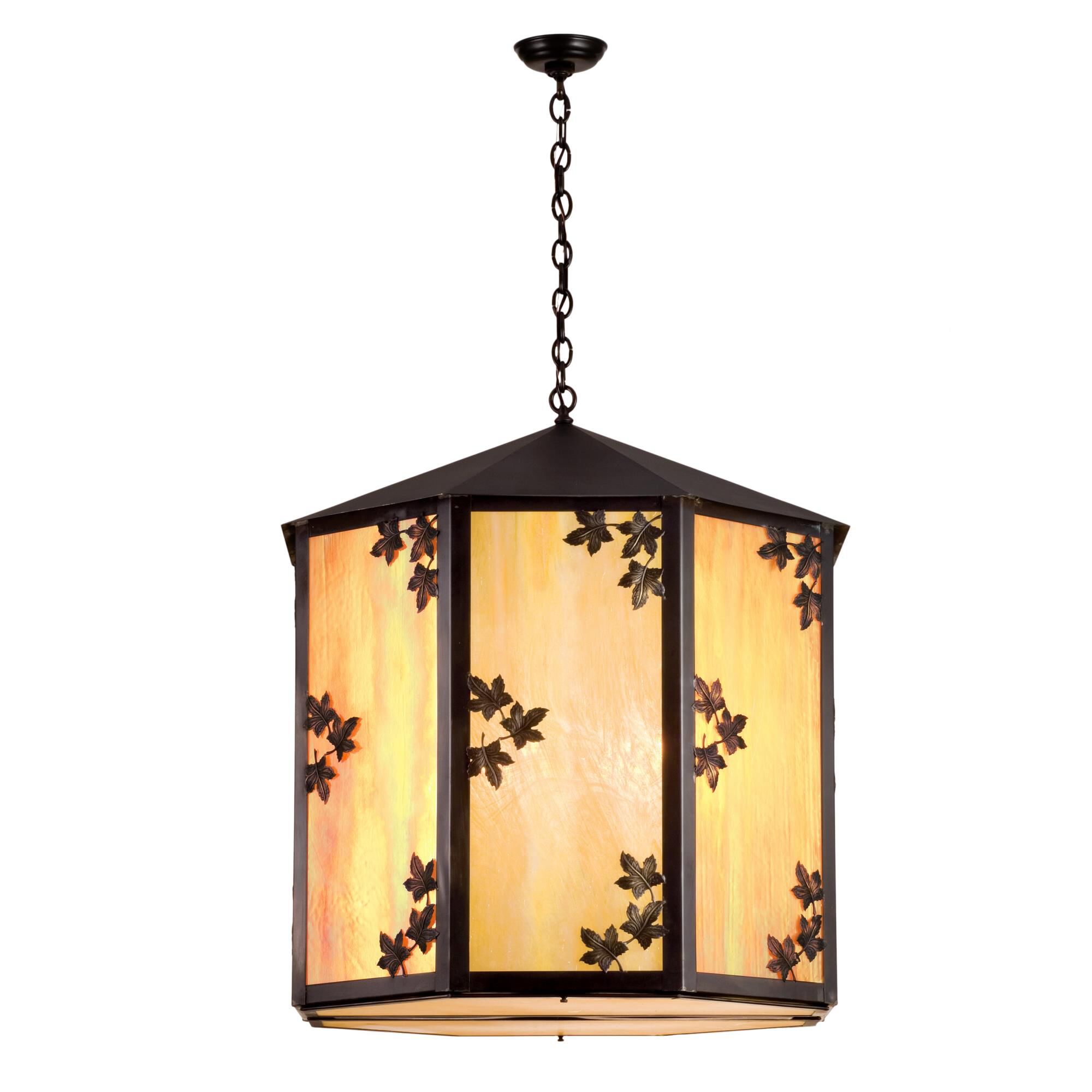 Maple Leaf 31 Inch Large Pendant by Meyda Lighting