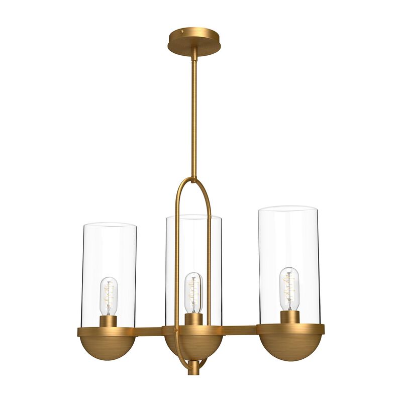 Cyrus Small Linear Chandelier by Alora Mood