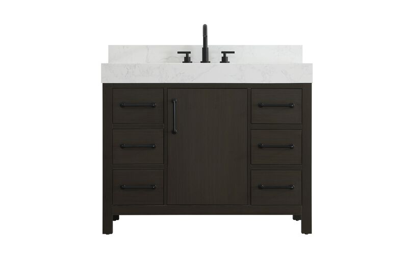 Nathan 42 Inch Bath Vanity by Elegant Dcor