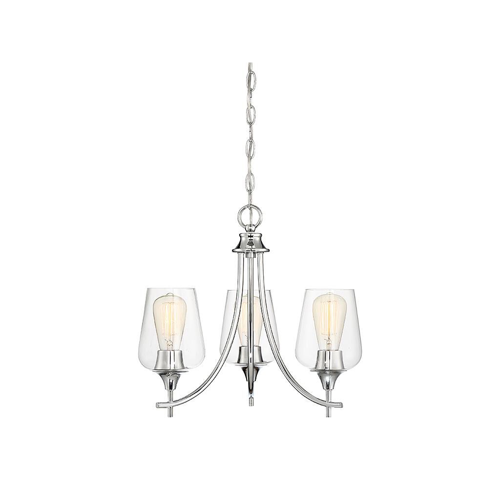 Octave 18 Inch 3 Light Mini Chandelier by Savoy House