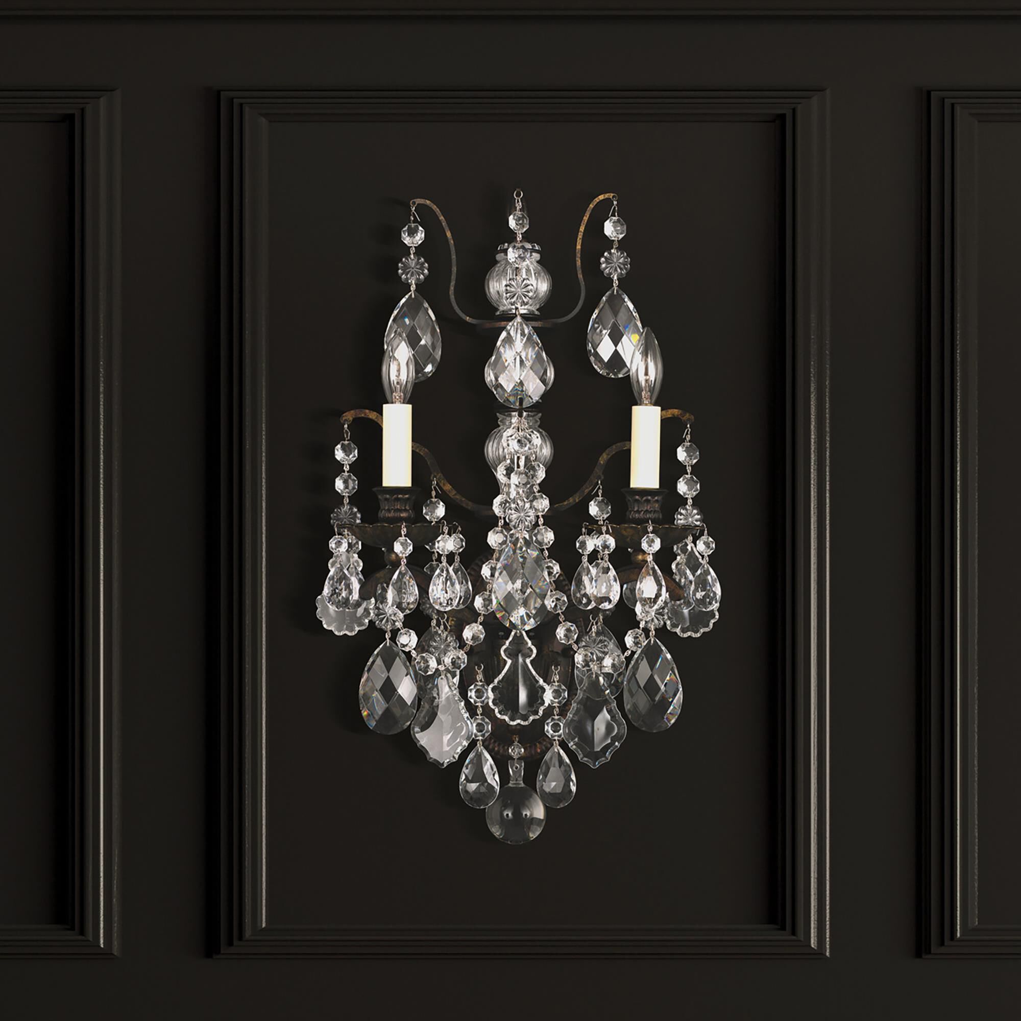 Bordeaux 22 Inch Wall Sconce by Schonbek