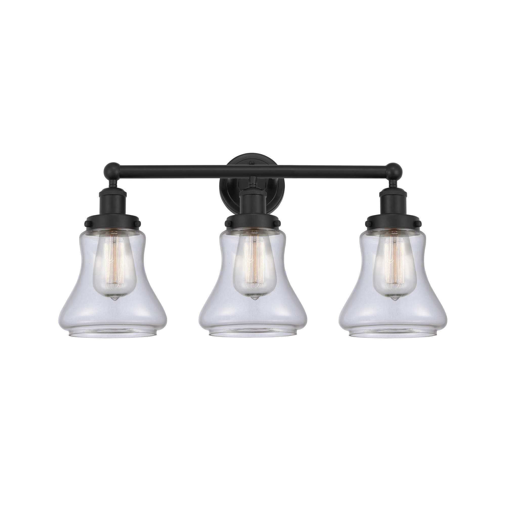 Shown in Matte Black, Clear finish and Clear glass and Clear Glass shade