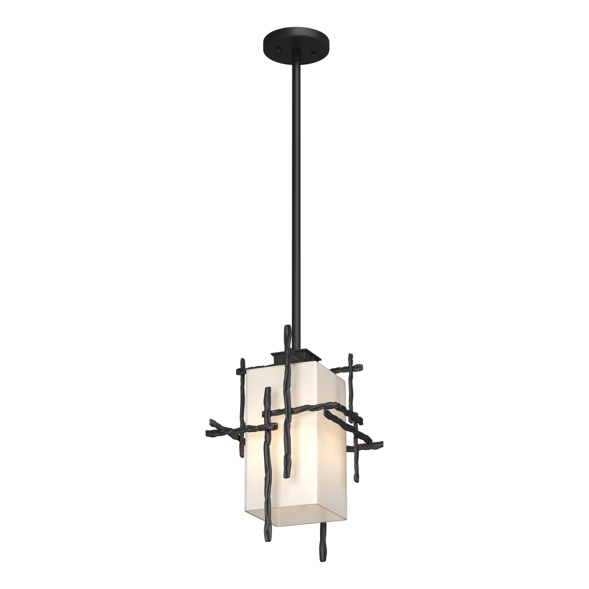 Shown in Coastal Black finish and Opal glass and Opal Glass shade