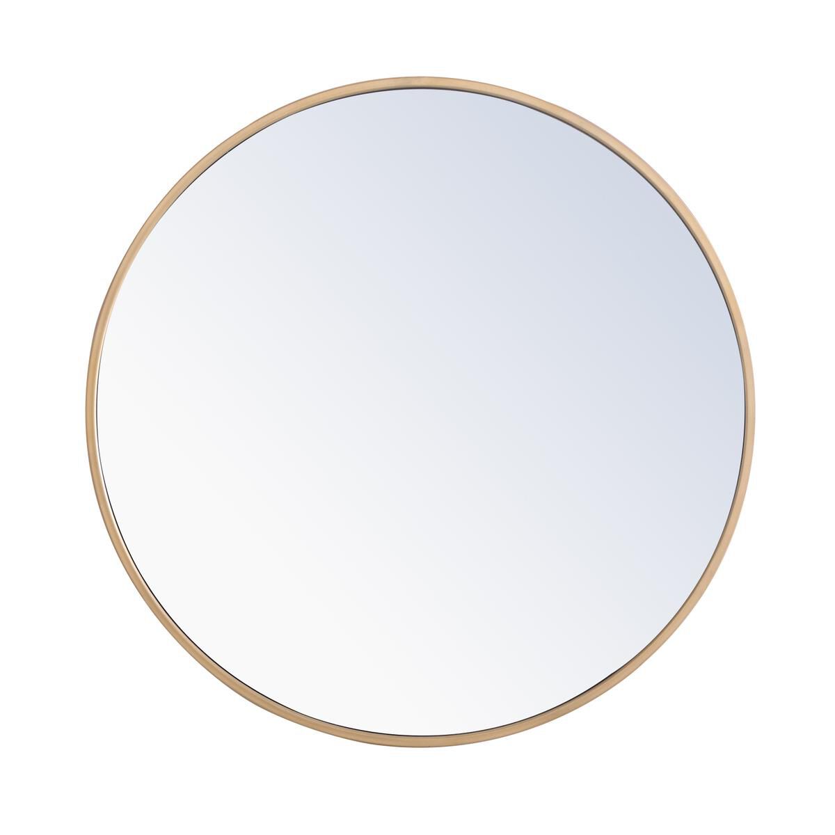 Shown in Brass finish and Clear Mirror Beveled glass
