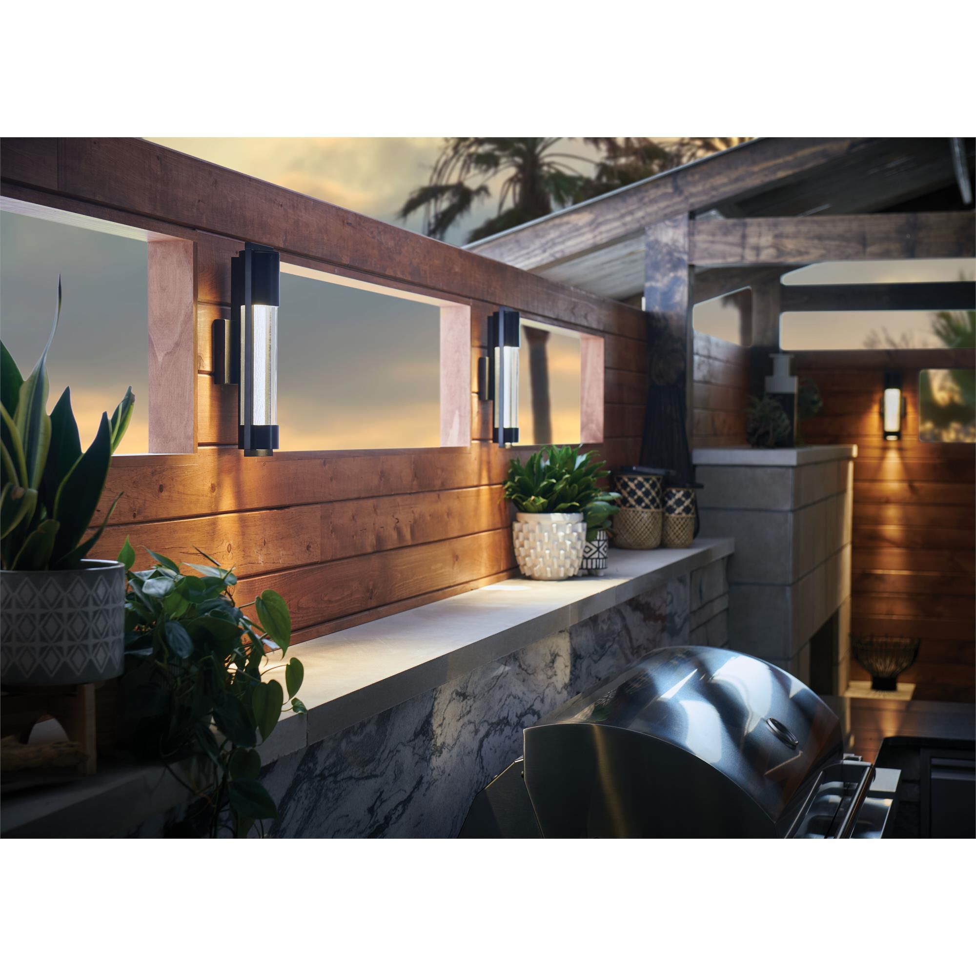Mist 22 Inch Outdoor Wall Light,