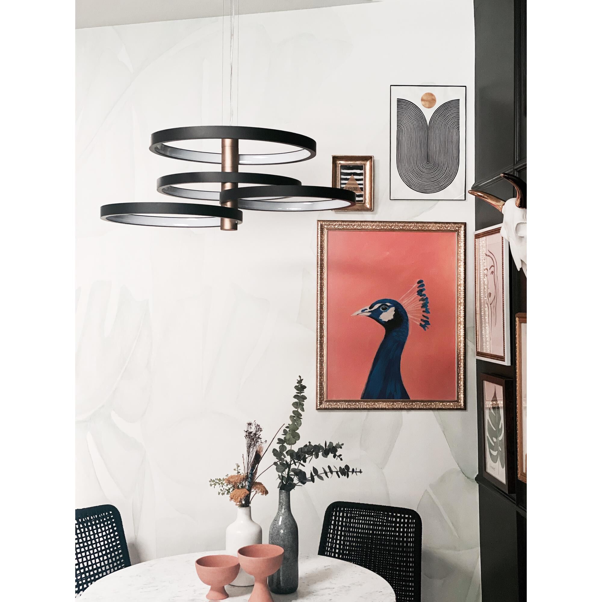 Hoopla Multi Light Pendant by ET2 Lighting