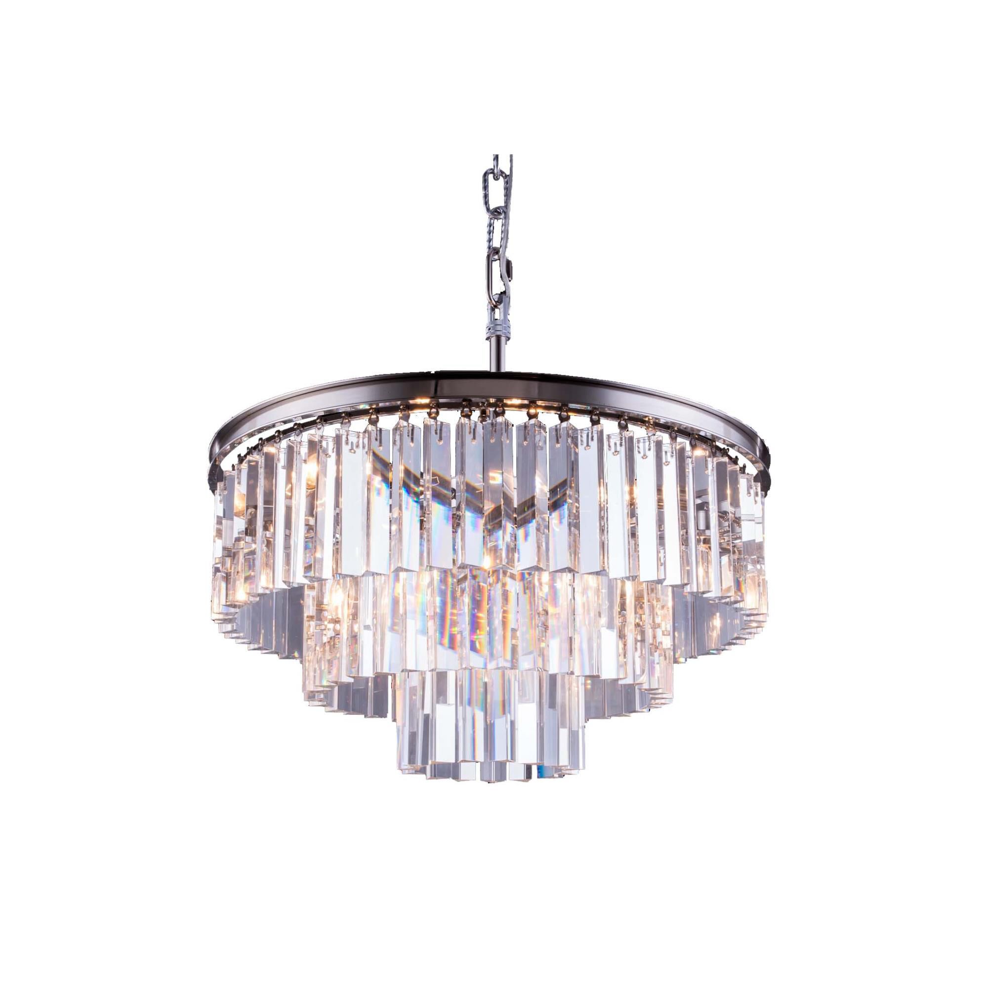 Sydney 26 Inch 9 Light Chandelier by Elegant Lighting