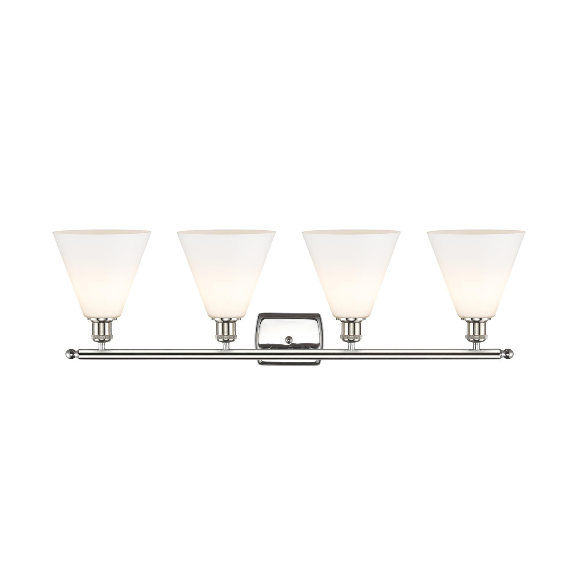 Bruno Marashlian Ballston Cone 38 Inch 4 Light Bath Vanity Light by Innovations Lighting
