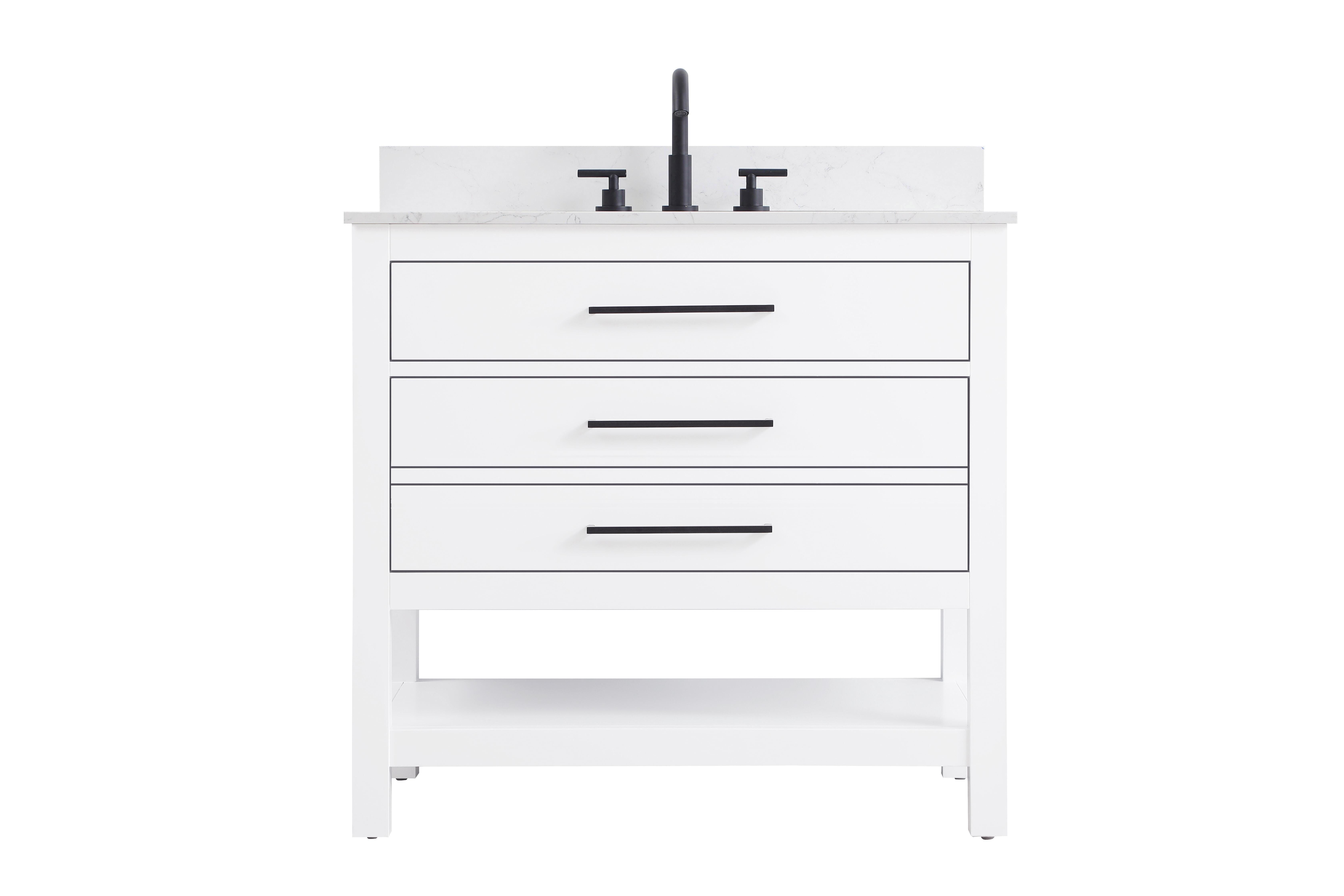Karson 36 Inch Bath Vanity by Elegant Dcor