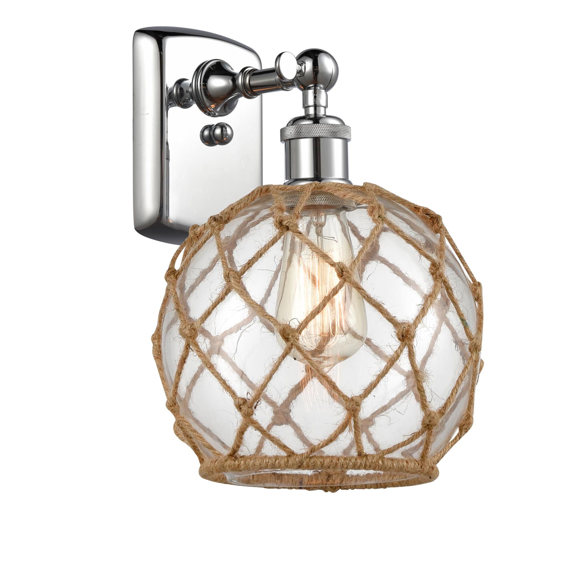 Bruno Marashlian Farmhouse Rope 13 Inch Wall Sconce by Innovations Lighting