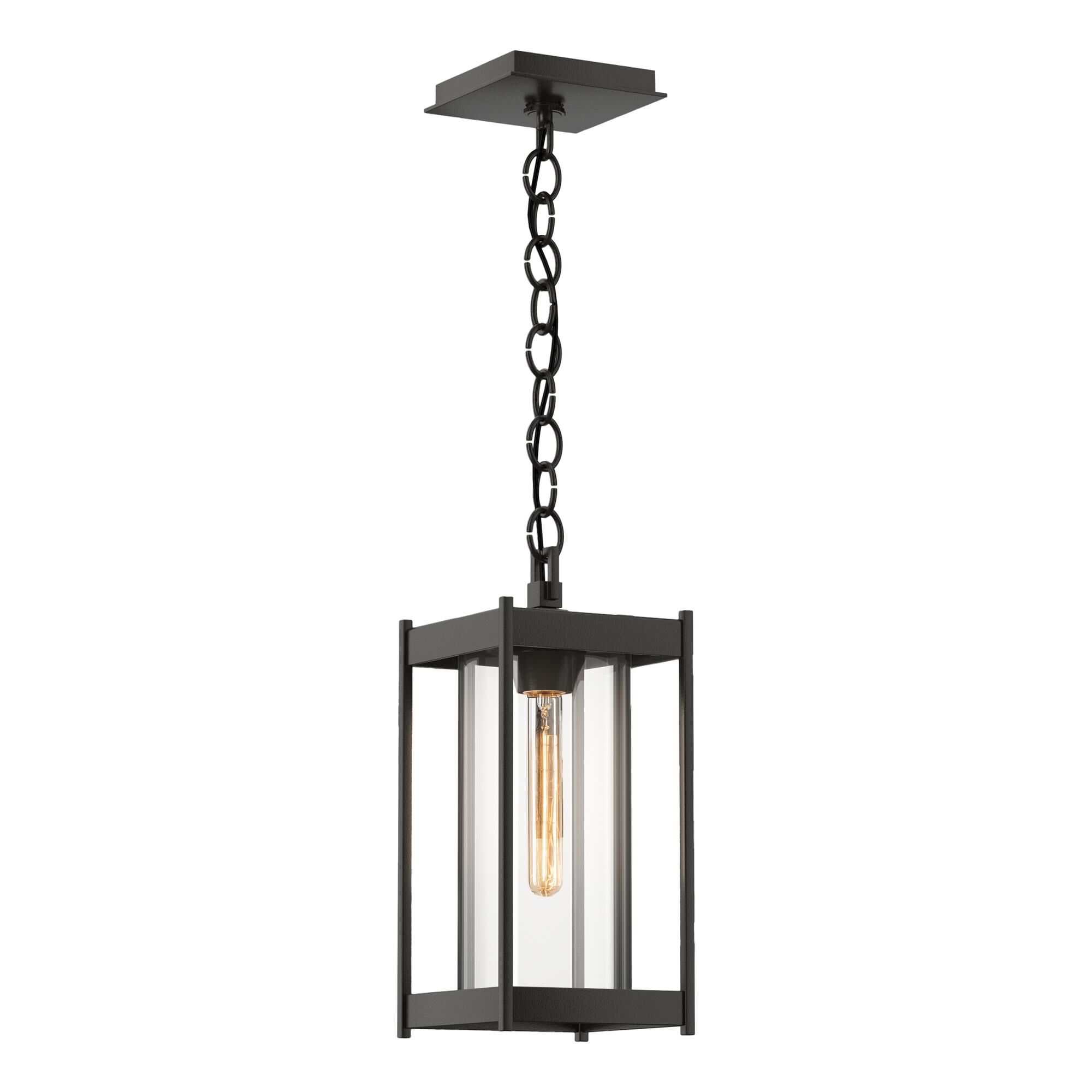 Shown in Coastal Oil Rubbed Bronze finish and Clear glass and Clear Glass shade
