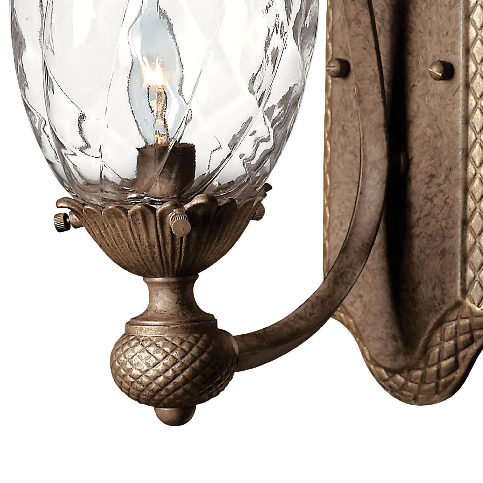 Shown in Pearl Bronze finish and Clear Optic glass