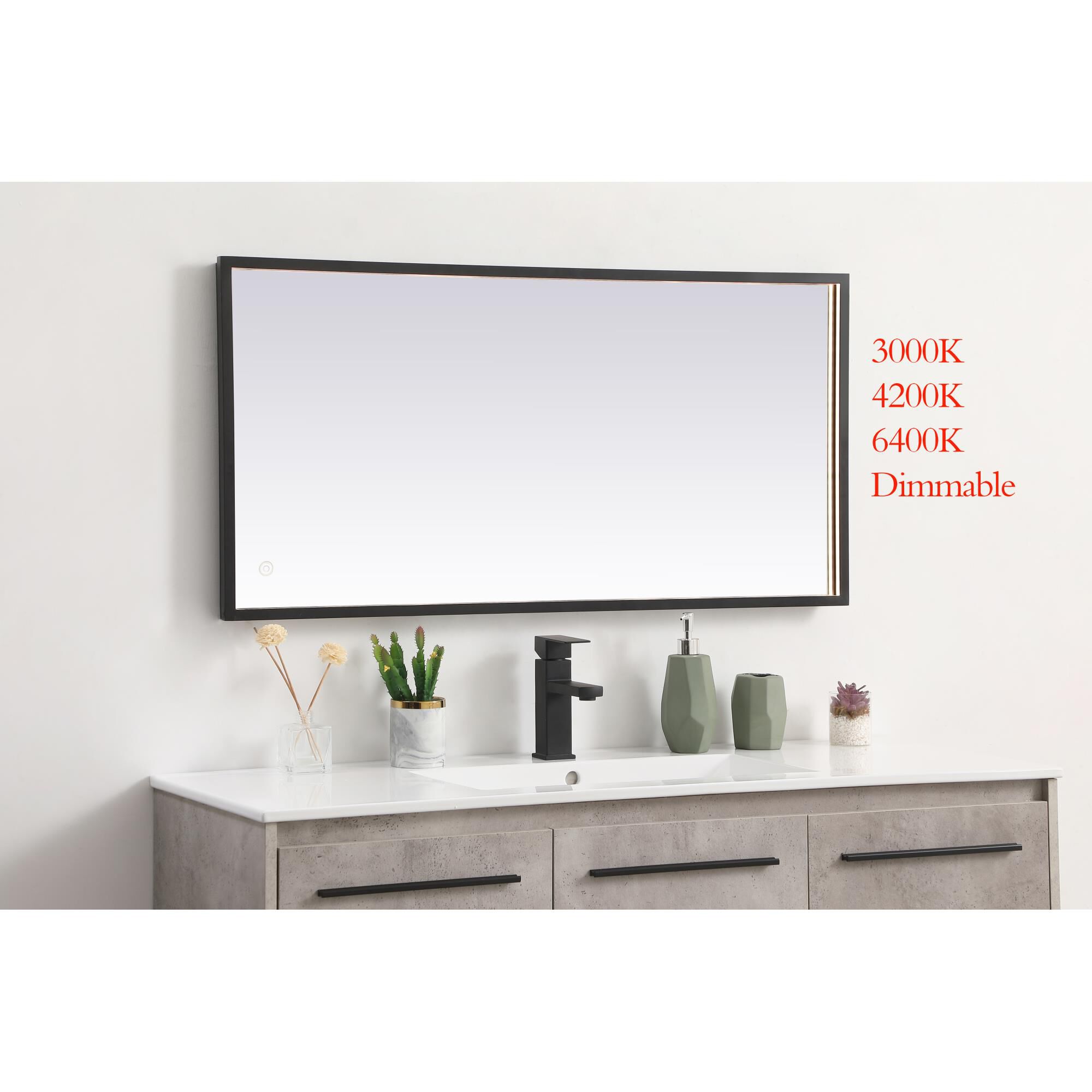 Shown in Black finish