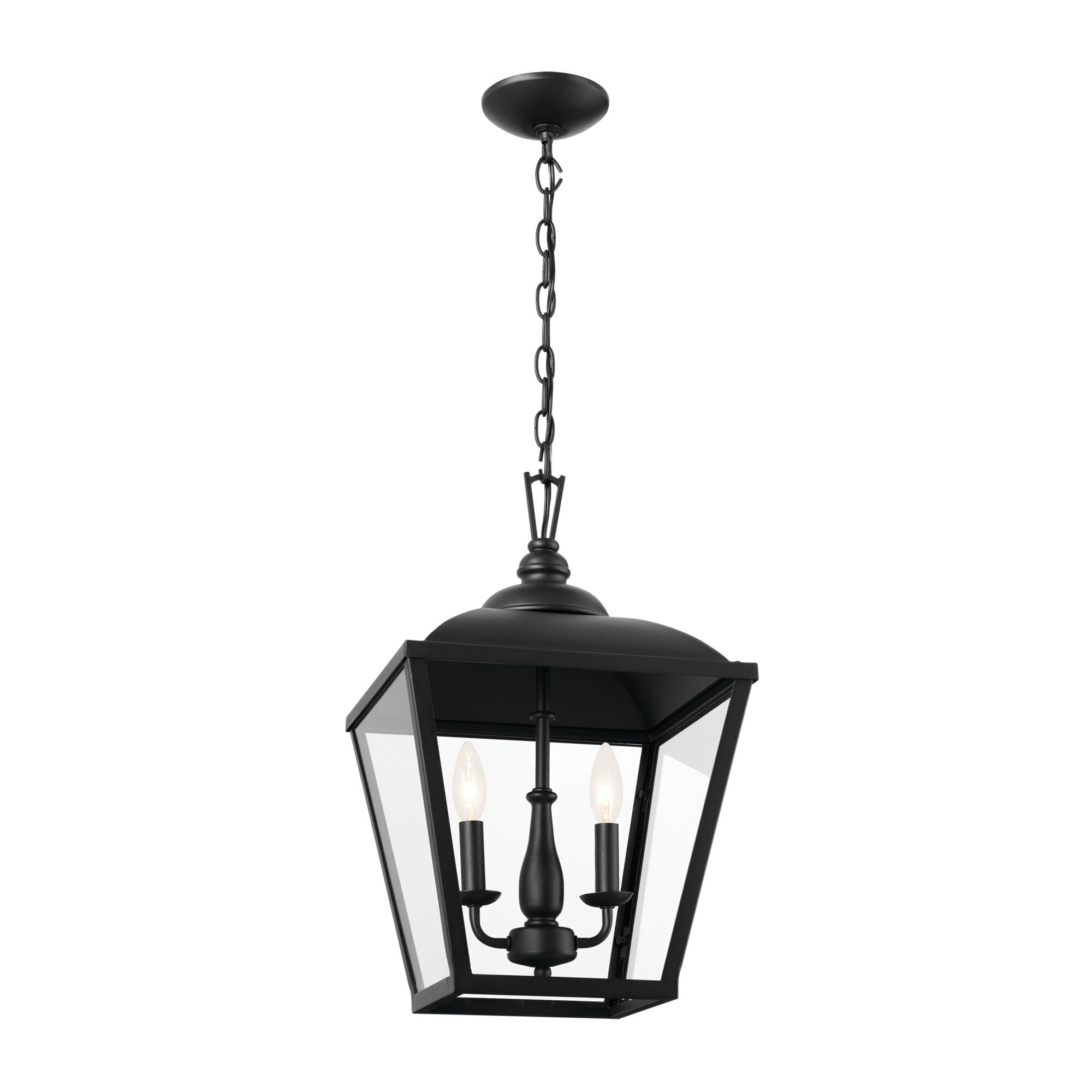 Shown in Textured Black finish and Transparent glass