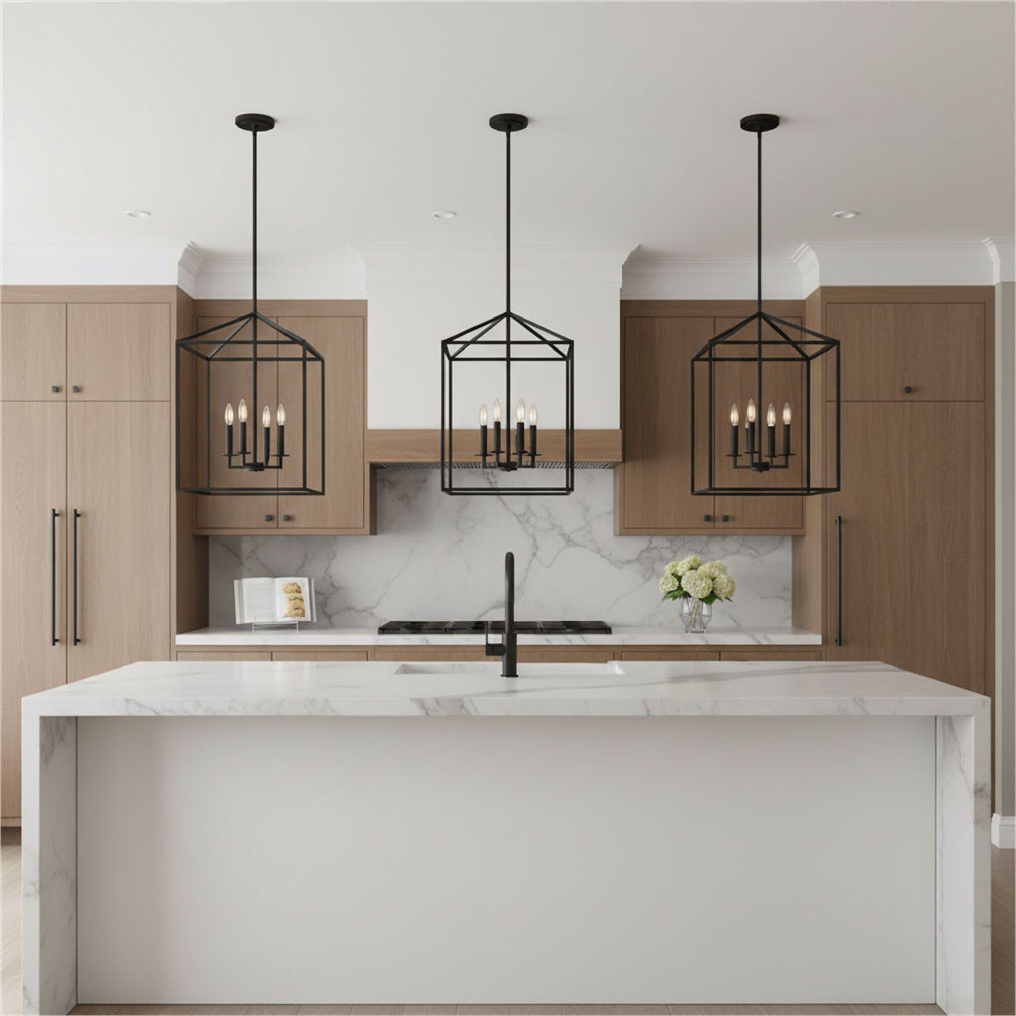 Perryton 15 Inch Cage Pendant,