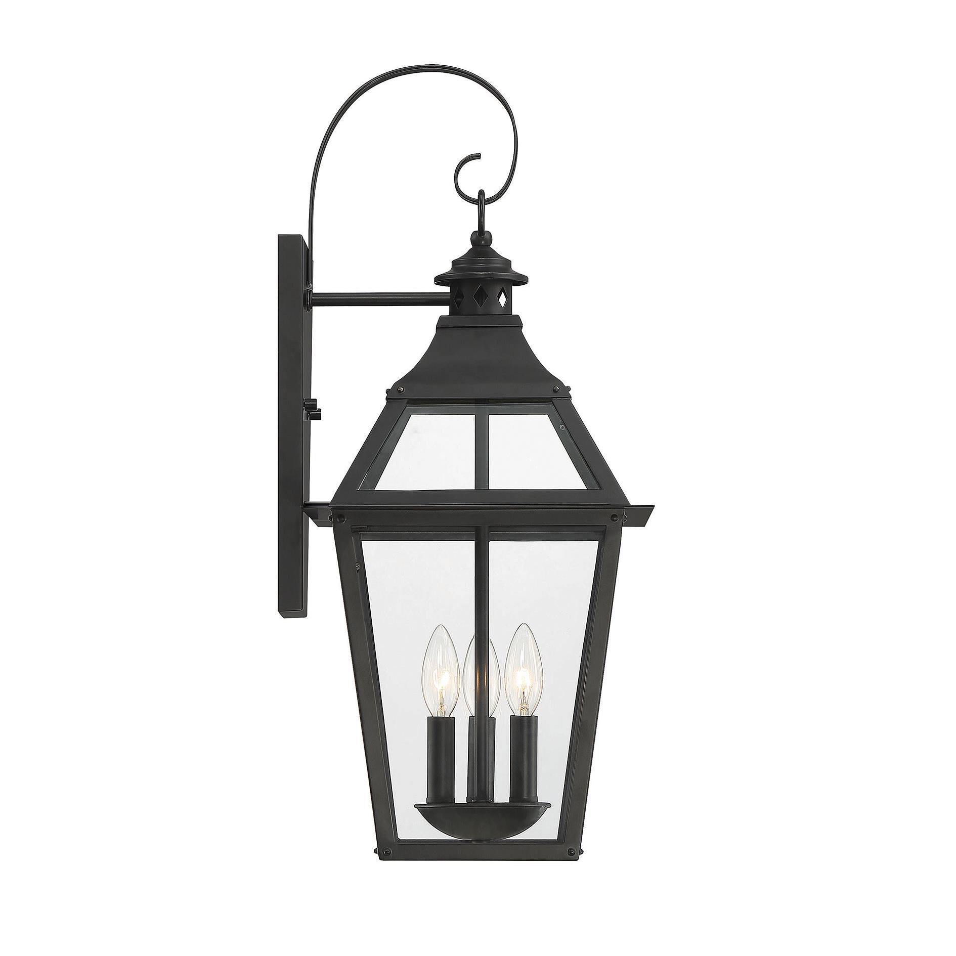 Jackson 25 Inch Tall 3 Light Outdoor Wall Light by Savoy House