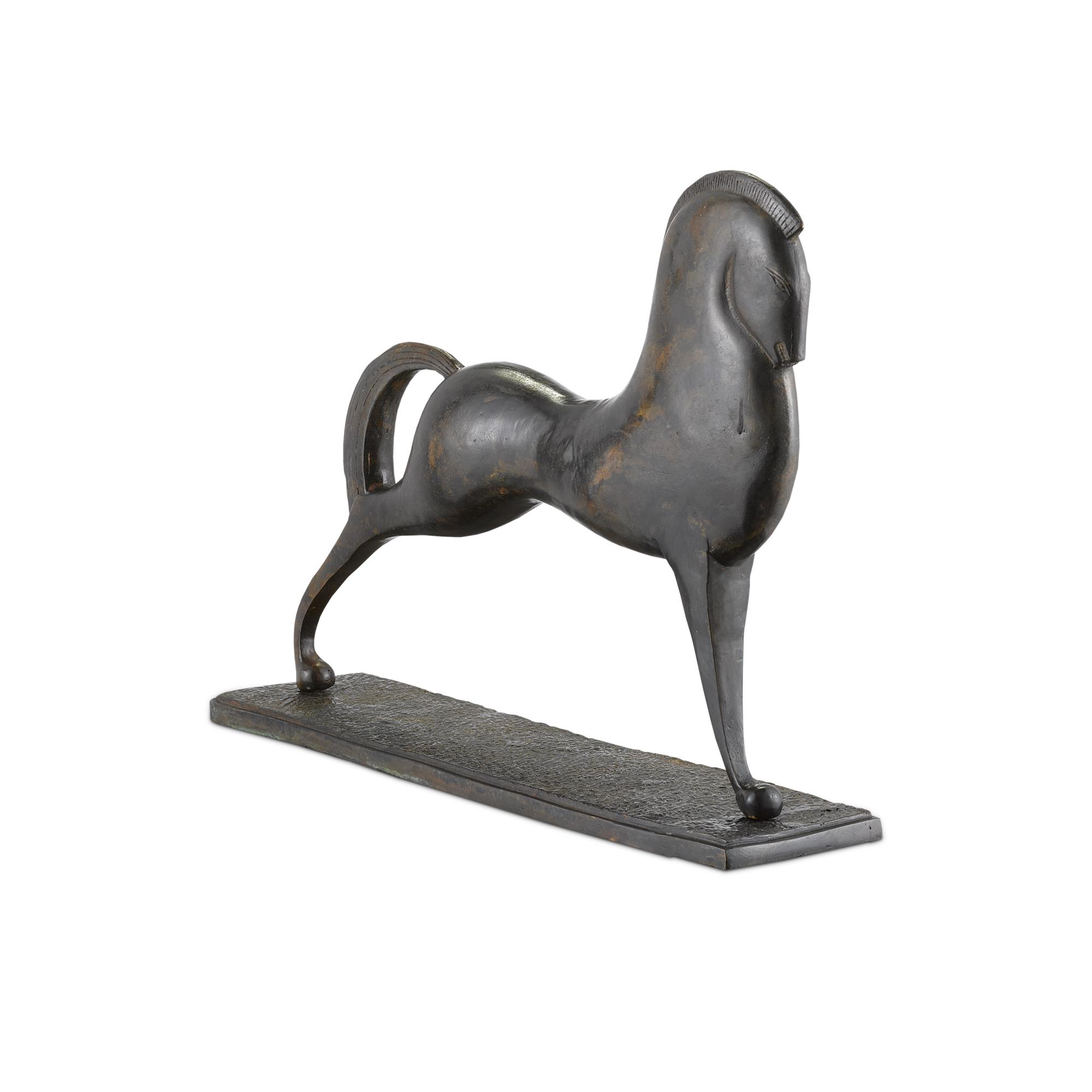 Assyrian Bronze Horse Figurine,