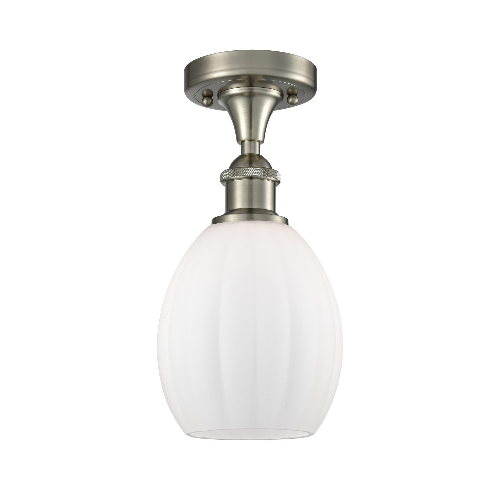 Bruno Marashlian Eaton 6 Inch 1 Light LED Semi Flush Mount by Innovations Lighting