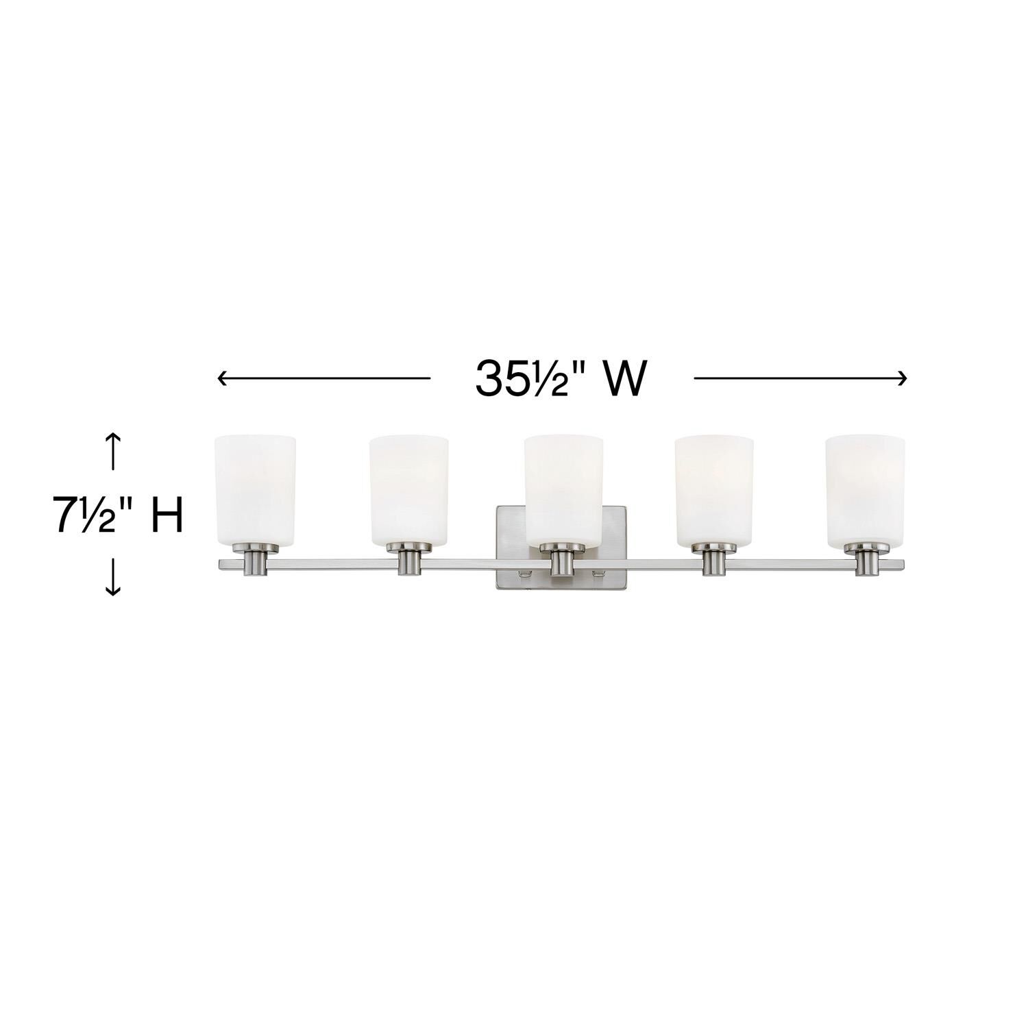 Karlie 35 Inch 5 Light Bath Vanity Light by Hinkley Lighting