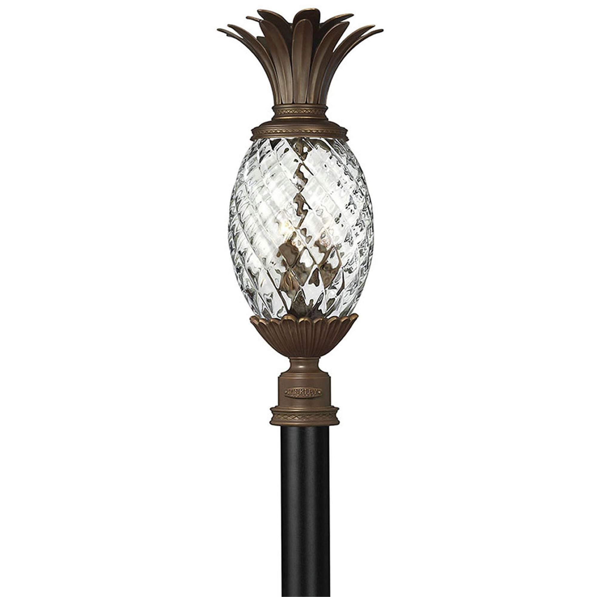 Plantation 25 Inch 3 Light Outdoor Post Lamp,