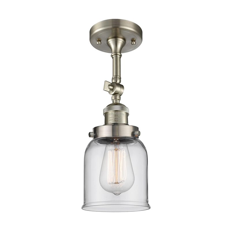 Bruno Marashlian Small Bell 5 Inch 1 Light Semi Flush Mount by Innovations Lighting