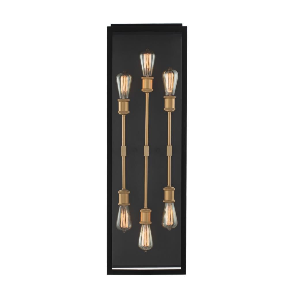 Ashland 38 Inch Tall 6 Light Outdoor Wall Light by Kalco Lighting