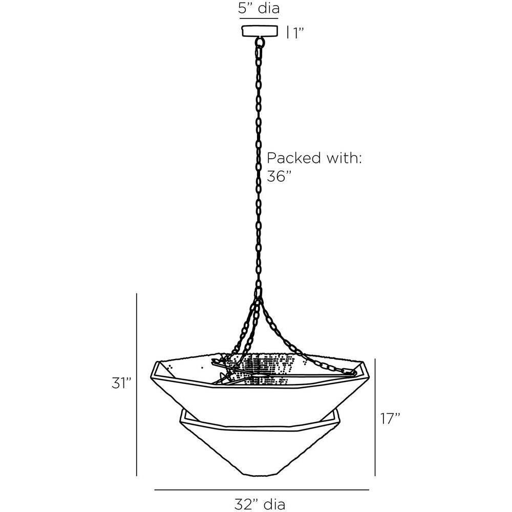 Anya 32 Inch Large Pendant by Arteriors Home