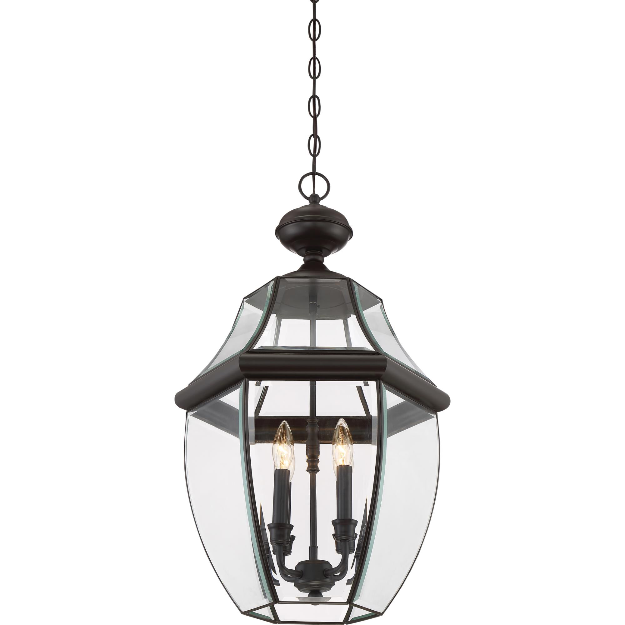 Newbury 26 Inch Tall 4 Light Outdoor Hanging Lantern by Quoizel