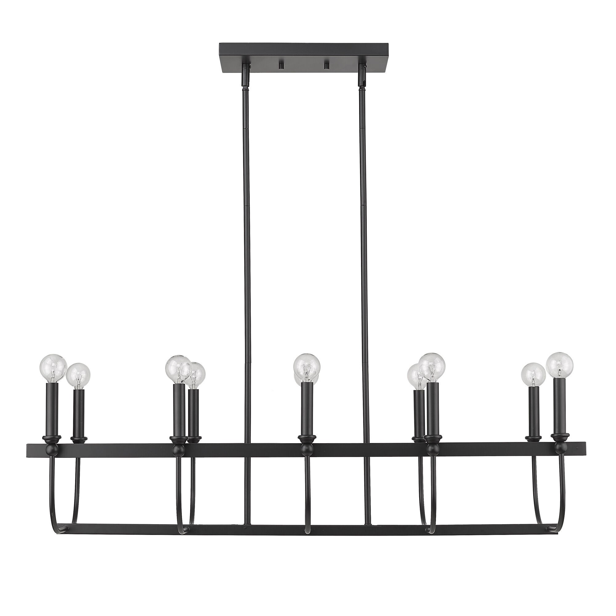 Shown in Matte Black finish and -- glass and -- shade