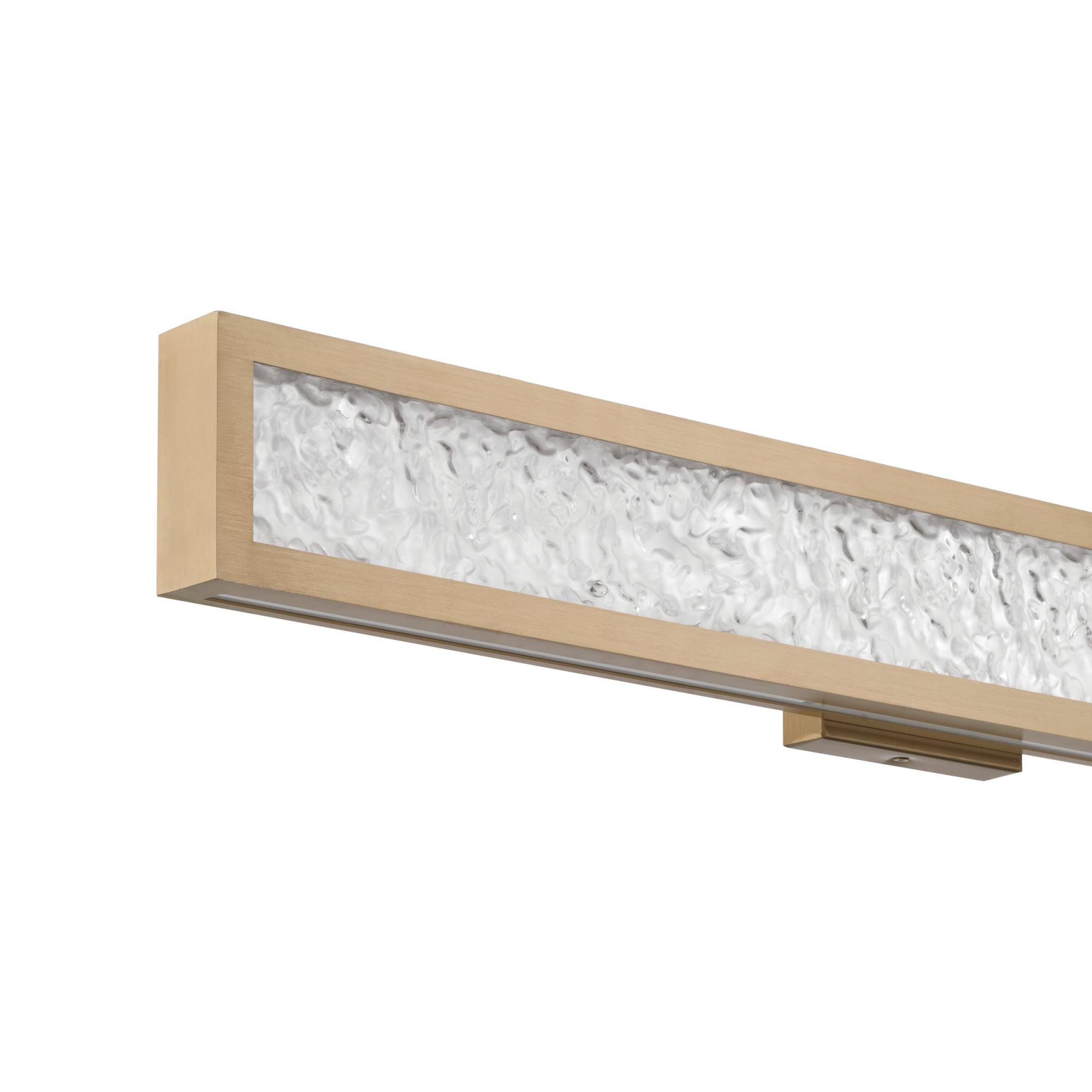 Shown in Champagne Gold finish and Clear Water glass